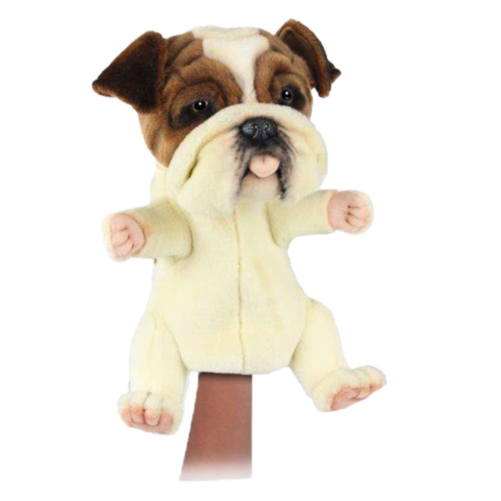 Hansa Dog Puppet Toy British Bulldog