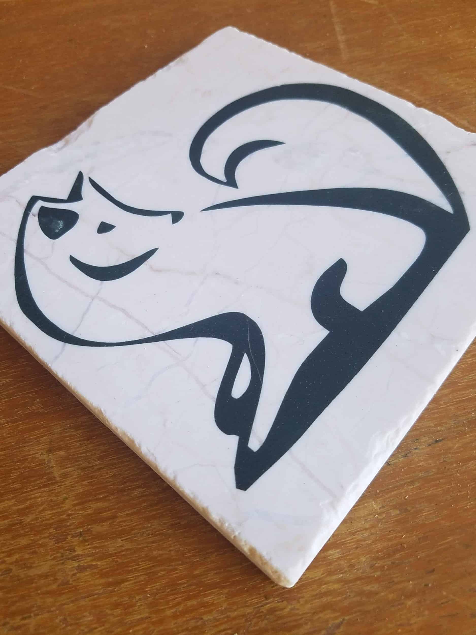 This Fox Tumbled Marble trivet is made with love by Studio Patty D! Shop more unique gift ideas today with Spots Initiatives, the best way to support creators.