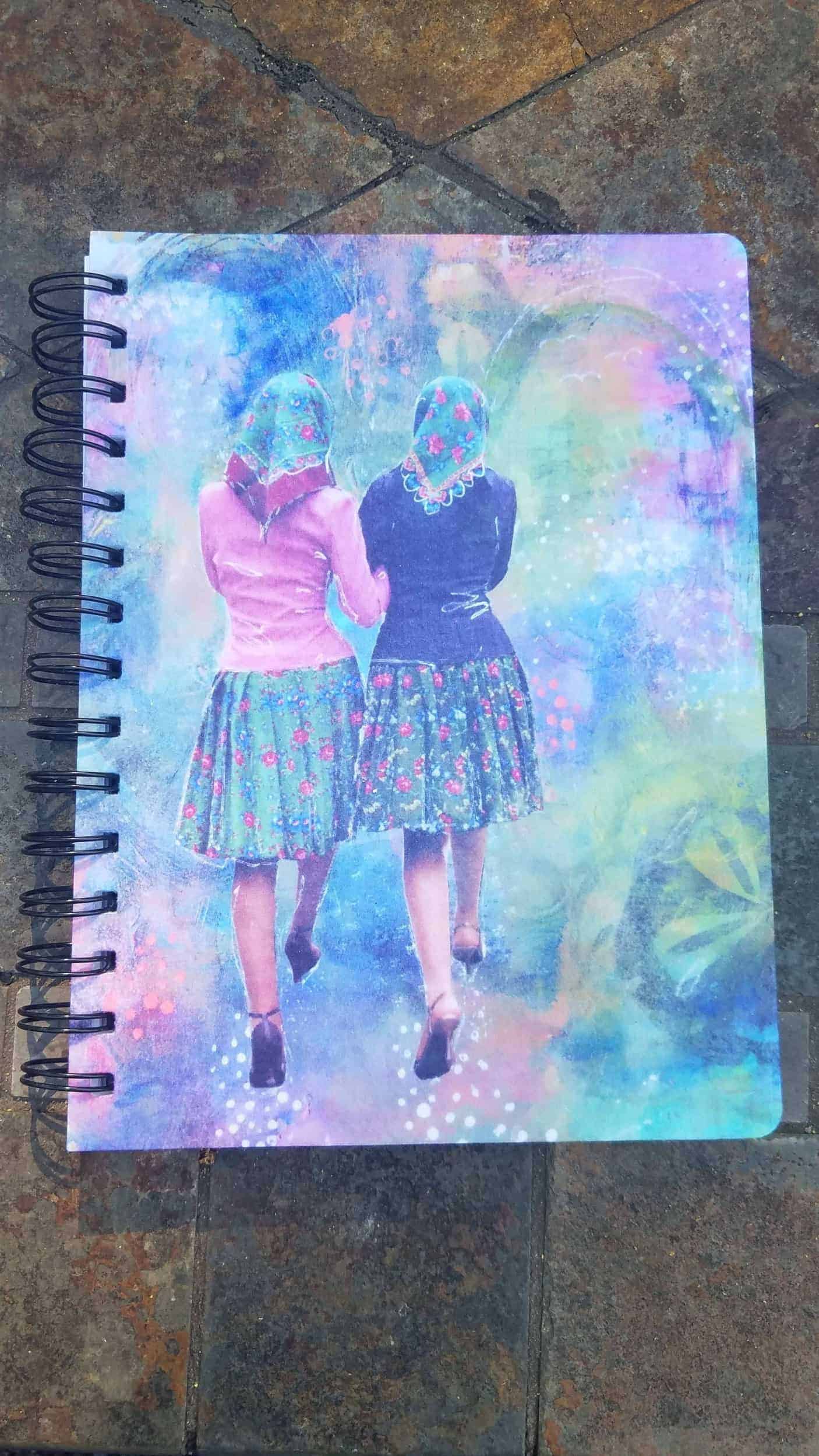 This Let's Take a Walk -  Spiral Bound journal is made with love by Studio Patty D! Shop more unique gift ideas today with Spots Initiatives, the best way to support creators.