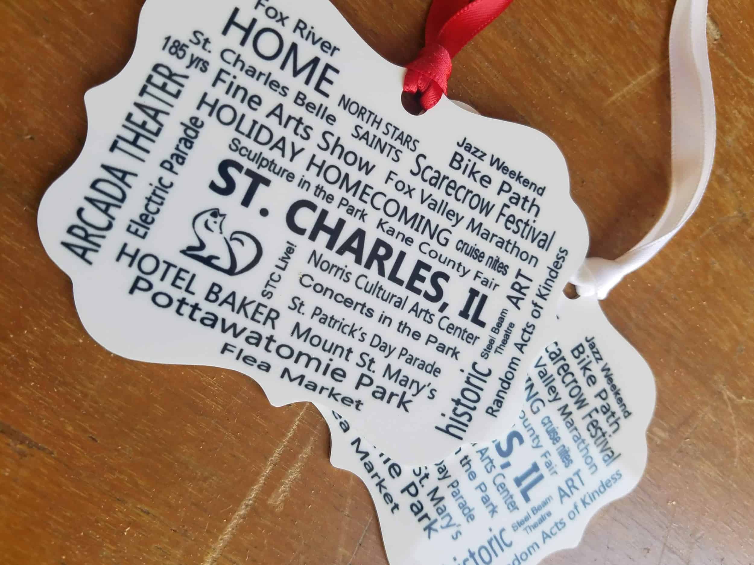 This St. Charles Ornament is made with love by Studio Patty D! Shop more unique gift ideas today with Spots Initiatives, the best way to support creators.