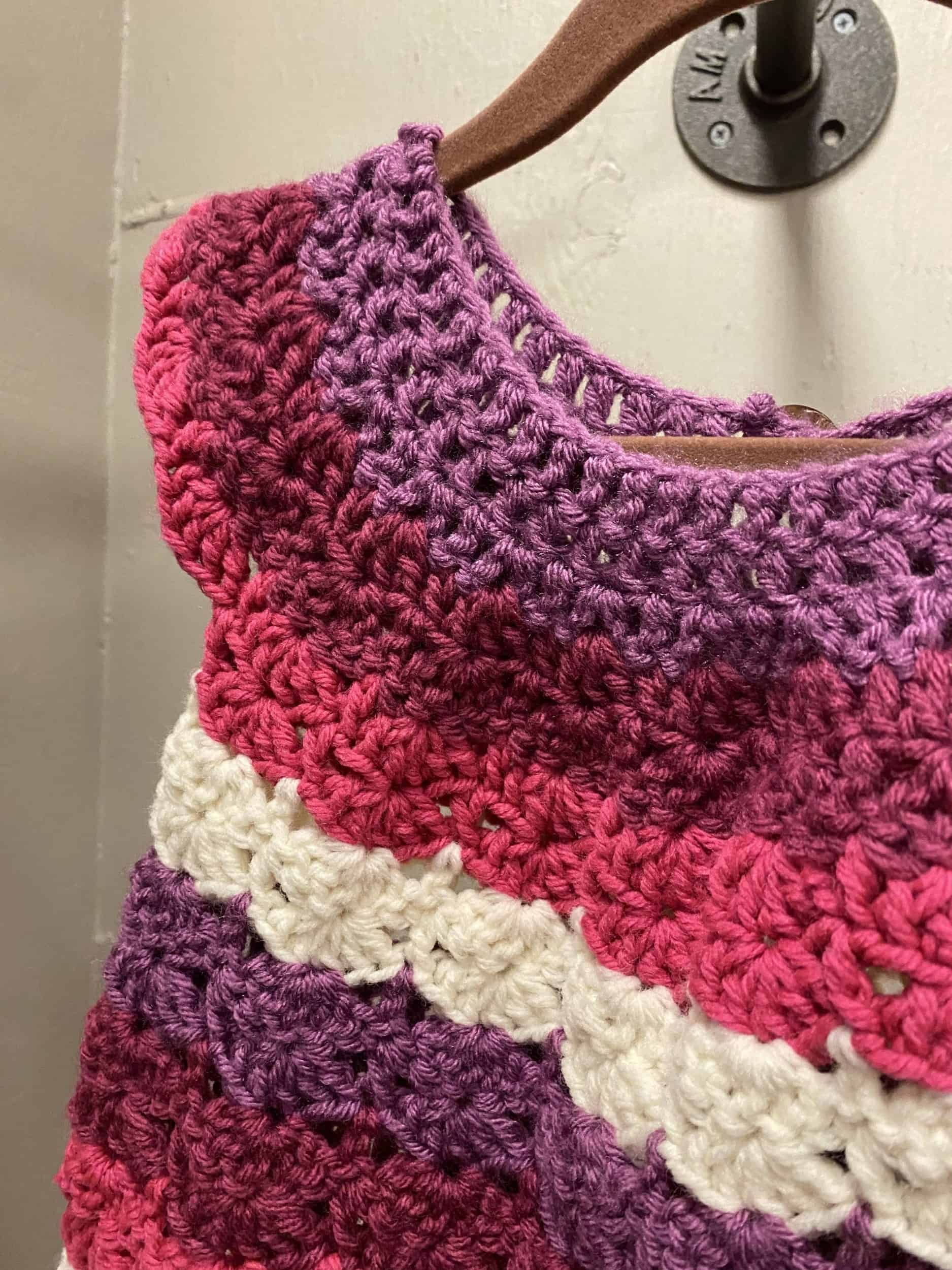 This Toddlers Pink/Purple Dress is made with love by Classy Crafty Wife! Shop more unique gift ideas today with Spots Initiatives, the best way to support creators.