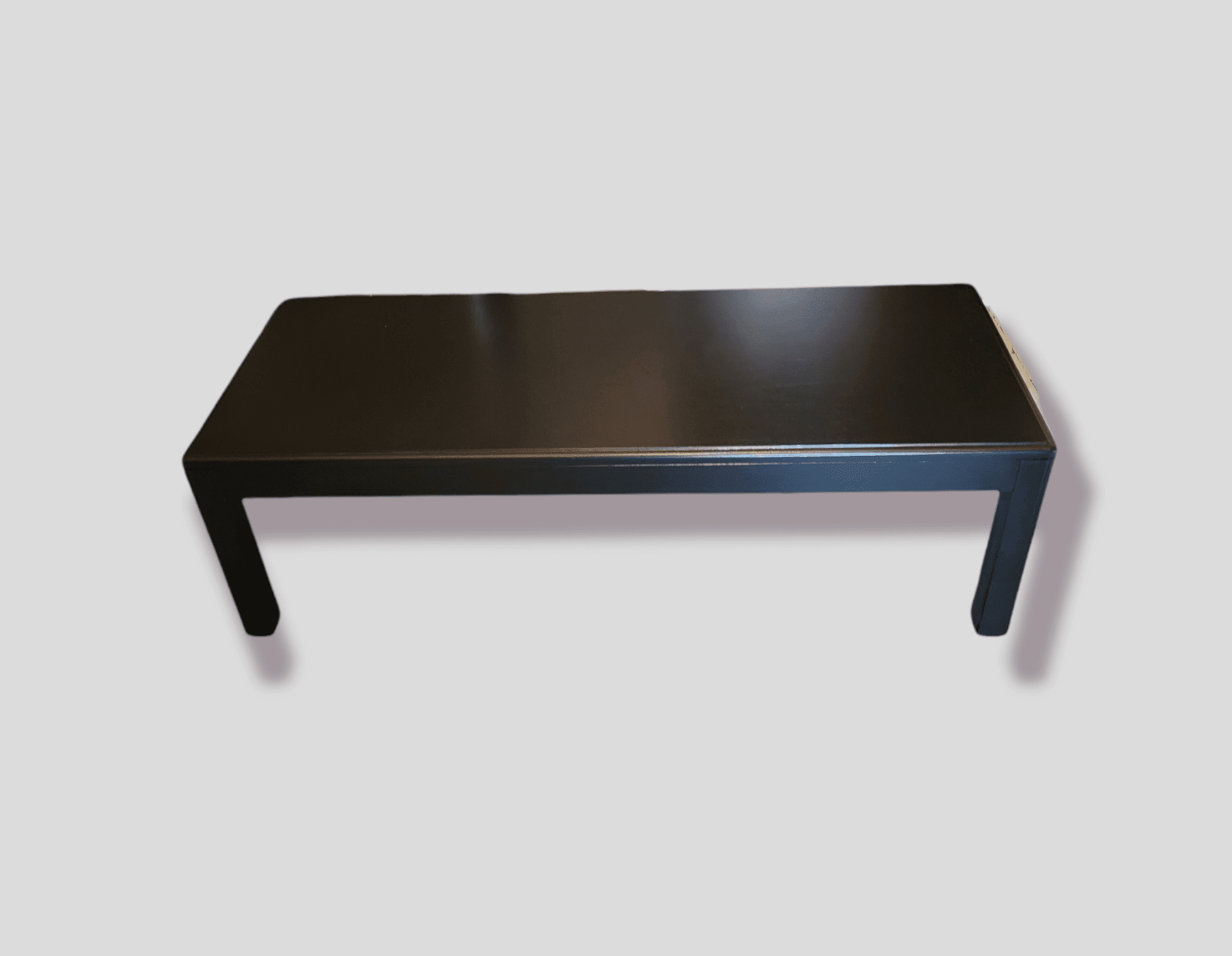 This coffee table -hand painted - semi-gloss black is made with love by ReviXit Furniture! Shop more unique gift ideas today with Spots Initiatives, the best way to support creators.
