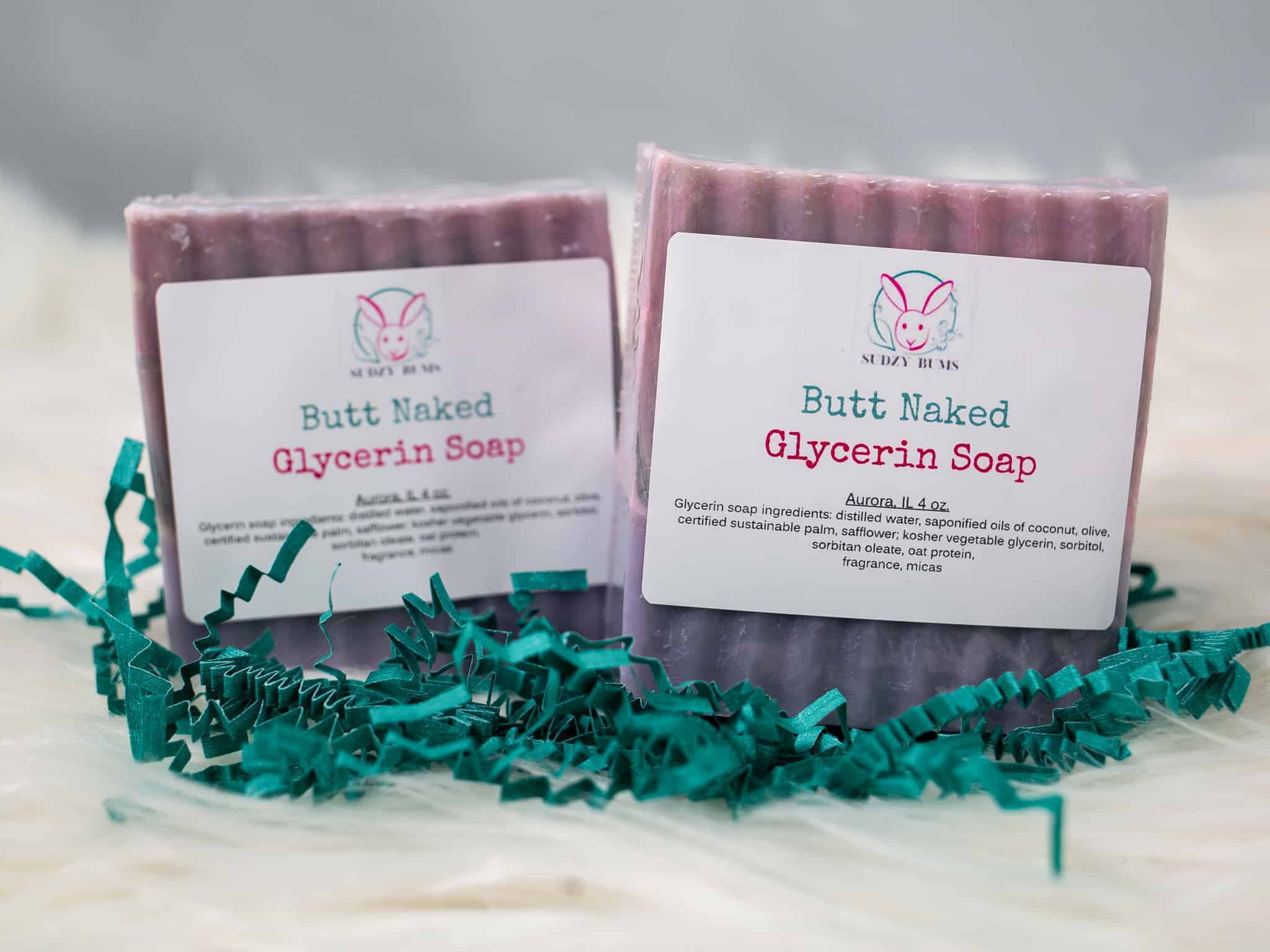 This Butt Naked Vegan Glycerin soap is made with love by Sudzy Bums! Shop more unique gift ideas today with Spots Initiatives, the best way to support creators.