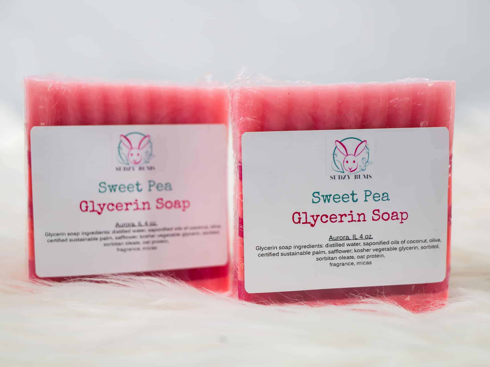 This Sweet Pea Vegan Glycerin soap is made with love by Sudzy Bums! Shop more unique gift ideas today with Spots Initiatives, the best way to support creators.