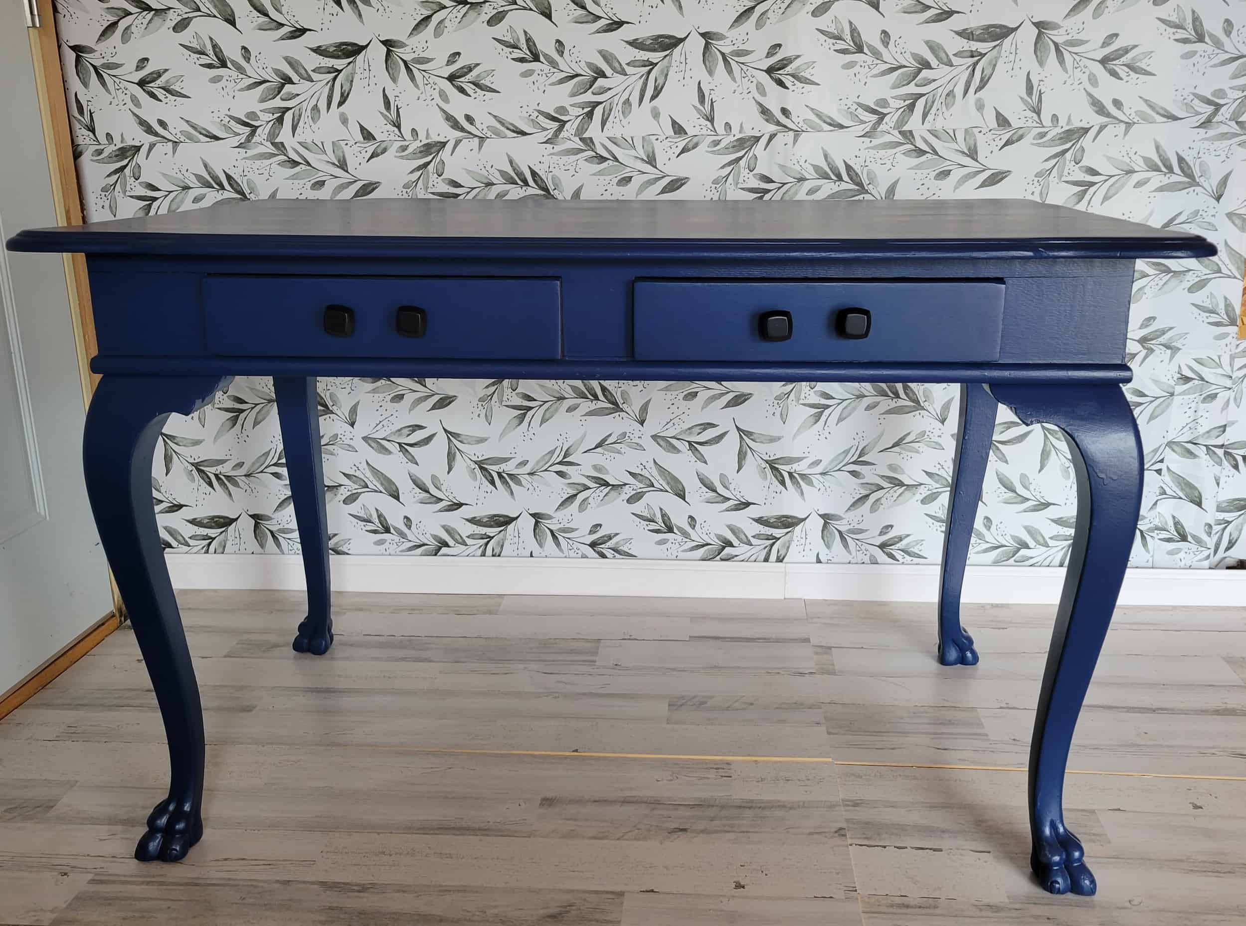 This Blue Desk is made with love by ReviXit Furniture! Shop more unique gift ideas today with Spots Initiatives, the best way to support creators.