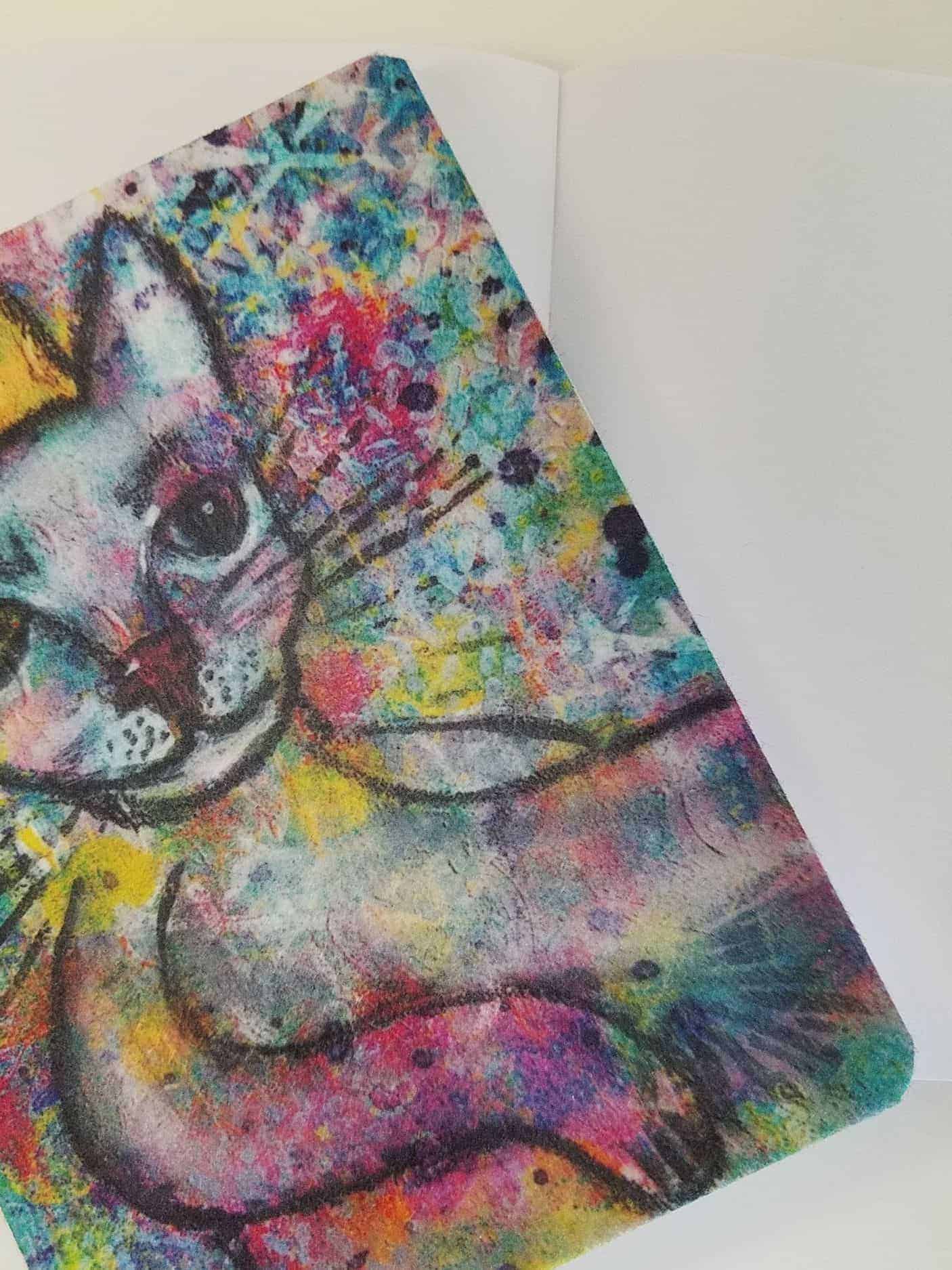 This Cool Cat "Luke" Crowned Critter Small Blank Journal for notes, lists, sketching and planning is made with love by Studio Patty D! Shop more unique gift ideas today with Spots Initiatives, the best way to support creators.