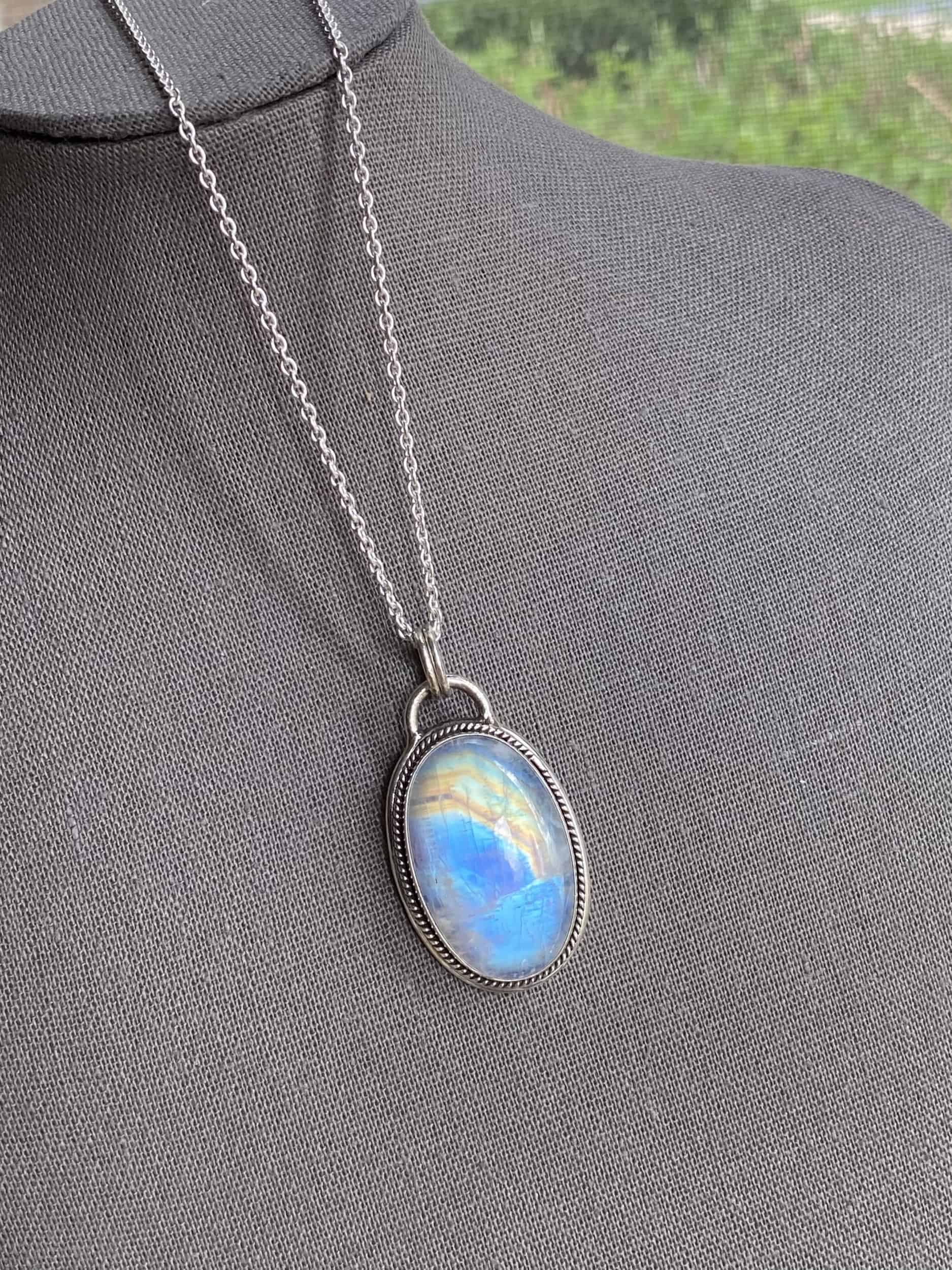 This Moon child- Moonstone pendant necklace sterling silver by Earth Karma is made with love by EARTH KARMA! Shop more unique gift ideas today with Spots Initiatives, the best way to support creators.