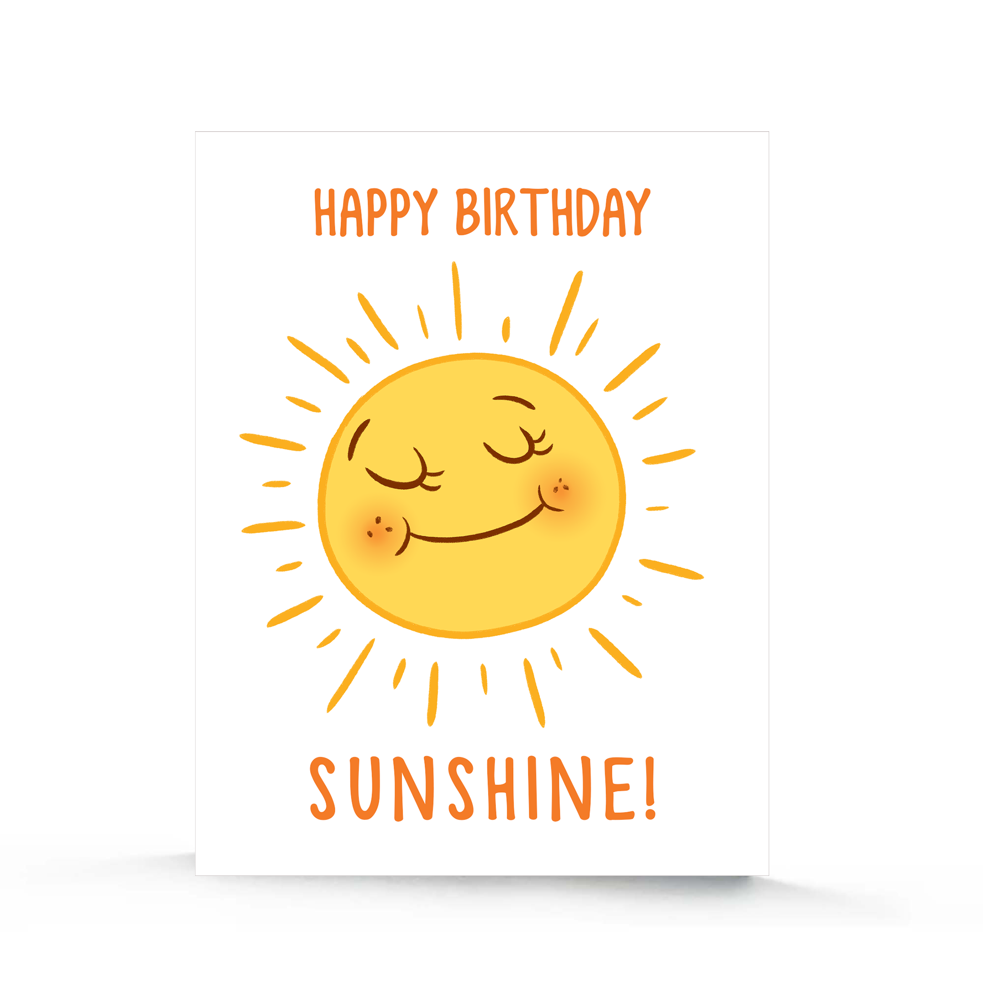 This Sunshine Birthday Card is made with love by Stacey M Design! Shop more unique gift ideas today with Spots Initiatives, the best way to support creators.