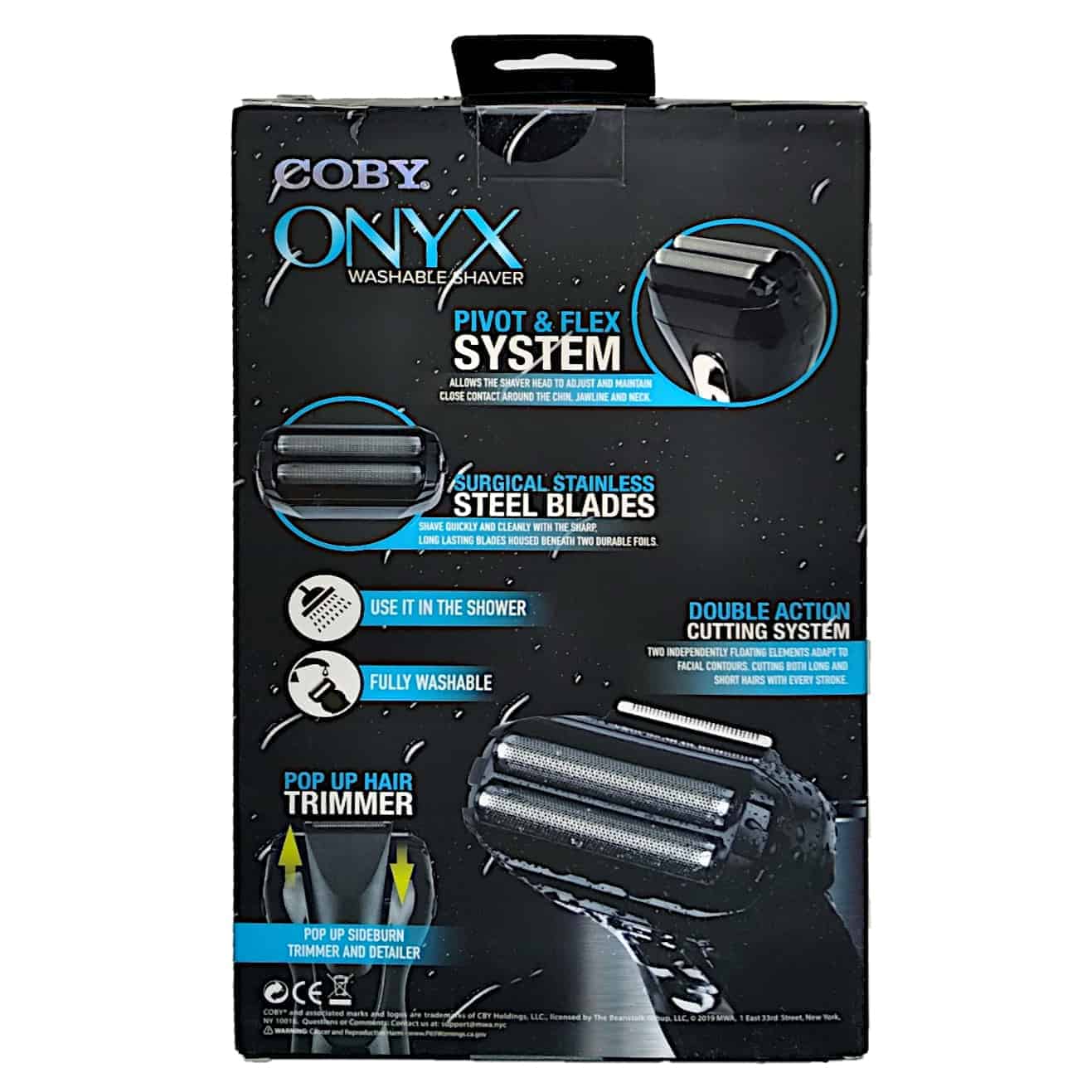 This Coby Onyx Shaver Washable Trimmer Cordless Rechargeable For Face And Body is made with love by Premier Homegoods! Shop more unique gift ideas today with Spots Initiatives, the best way to support creators.