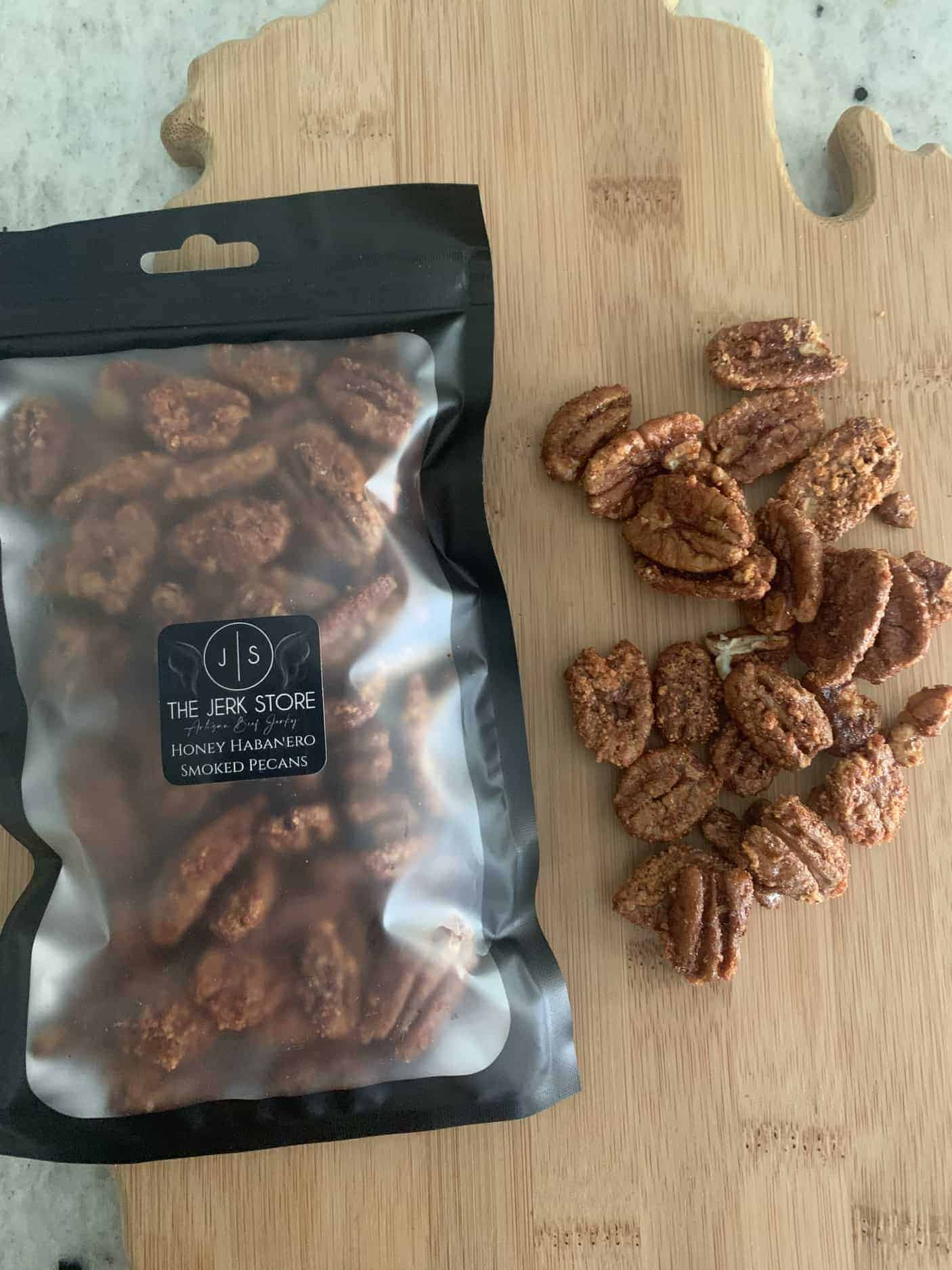 This Honey Habanero Glazed Pecans is made with love by The Jerk Store! Shop more unique gift ideas today with Spots Initiatives, the best way to support creators.