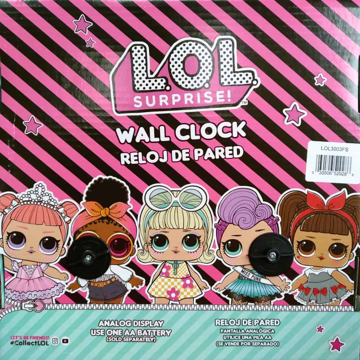 This LOL Surprise! Wall Clock- Pink Analog Wall Clock 9 3/4 Inches is made with love by Premier Homegoods! Shop more unique gift ideas today with Spots Initiatives, the best way to support creators.