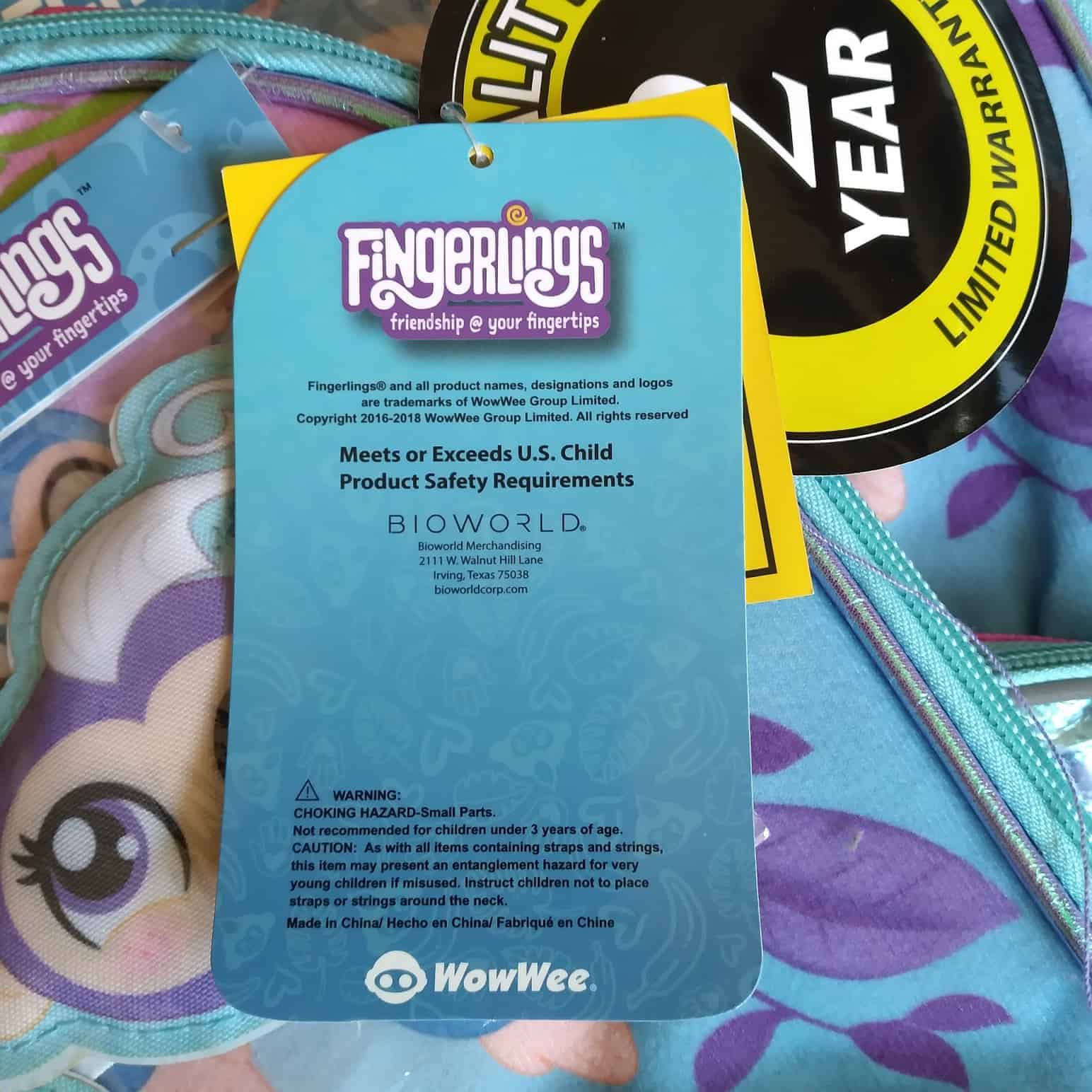 This Fingerlings Monkey Backpack 16 Inch (41cm) is made with love by Premier Homegoods! Shop more unique gift ideas today with Spots Initiatives, the best way to support creators.
