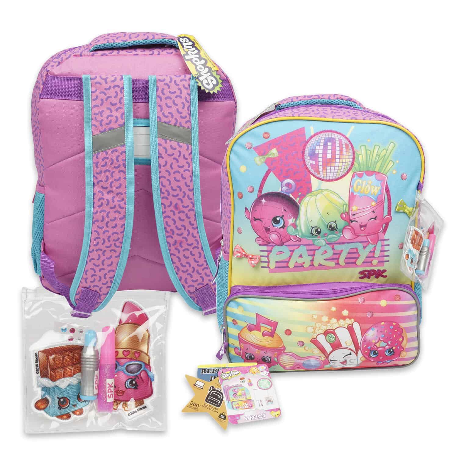 This Shopkins Backpack 7 Piece Set 16 inch (41cm) is made with love by Premier Homegoods! Shop more unique gift ideas today with Spots Initiatives, the best way to support creators.