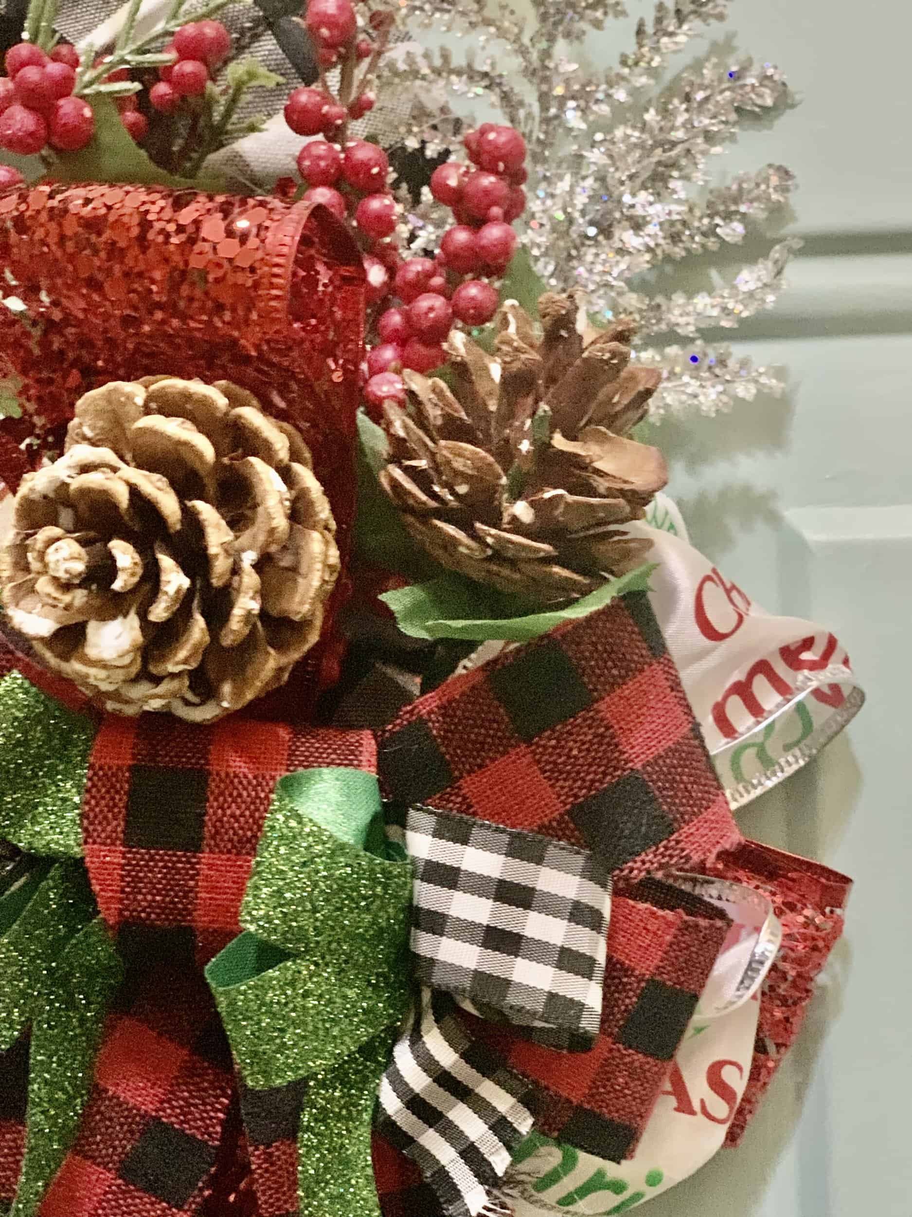 This Candy Cane Wreath is made with love by Willow Chic Designs! Shop more unique gift ideas today with Spots Initiatives, the best way to support creators.