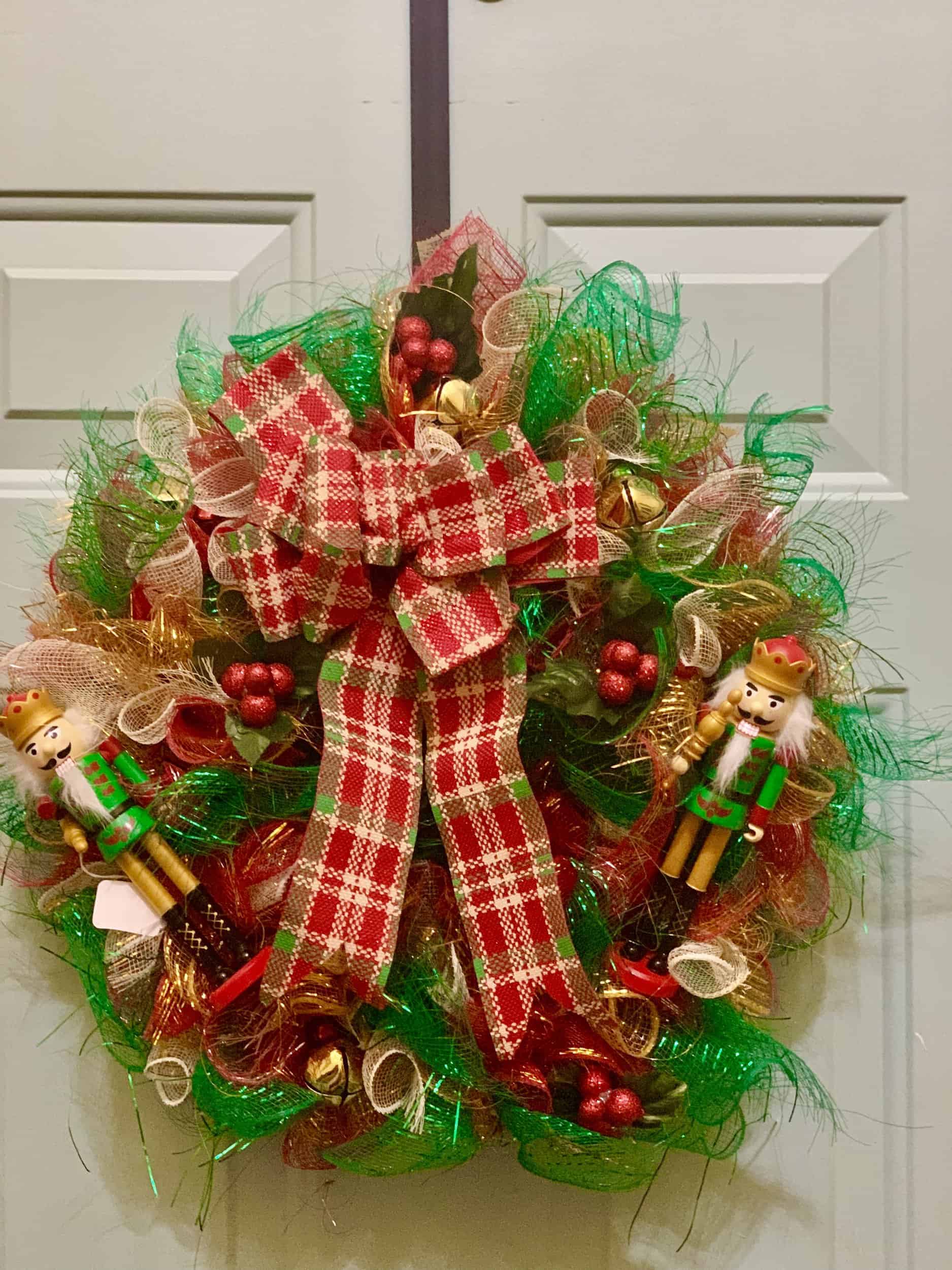 This Nutcracker Wreath is made with love by Willow Chic Designs! Shop more unique gift ideas today with Spots Initiatives, the best way to support creators.