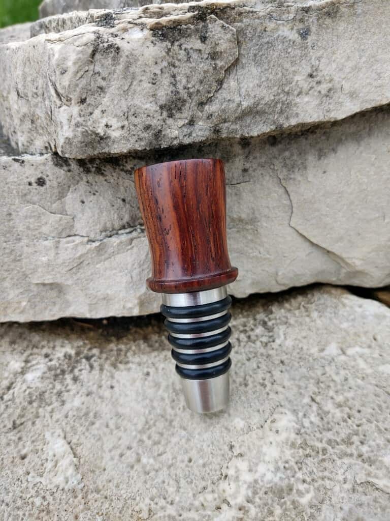 This Stainless Steel Whiskey Bottle Stopper is made with love by Blackbear Designs! Shop more unique gift ideas today with Spots Initiatives, the best way to support creators.
