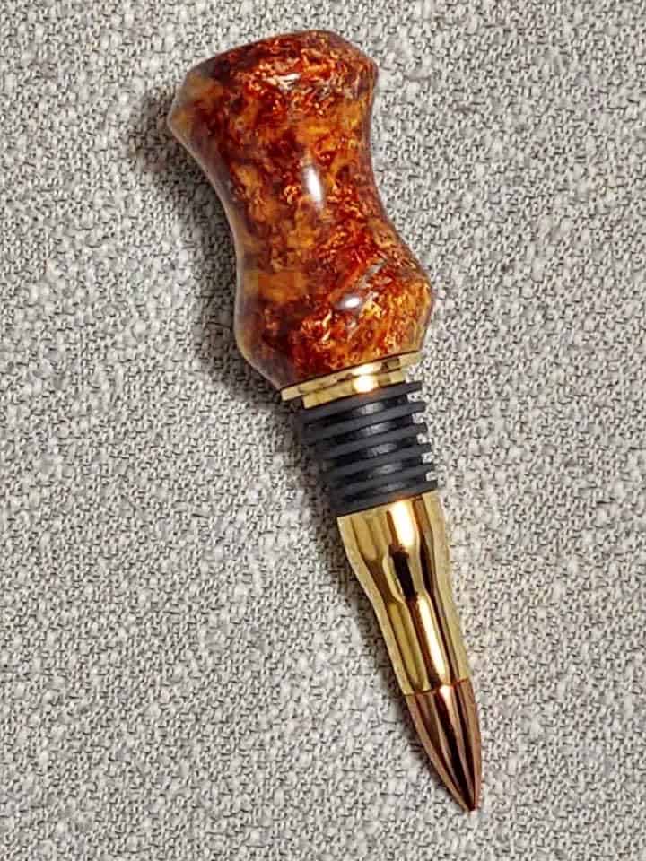 This Molten Metal Acrylester Bullet Bottle Stopper is made with love by Blackbear Designs! Shop more unique gift ideas today with Spots Initiatives, the best way to support creators.