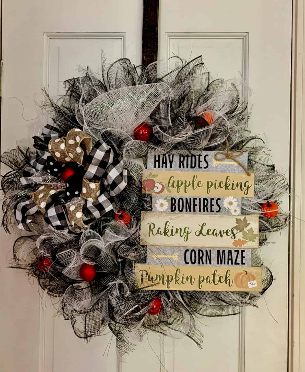 This Fall Autumn Bonfire Wreath is made with love by Willow Chic Designs! Shop more unique gift ideas today with Spots Initiatives, the best way to support creators.