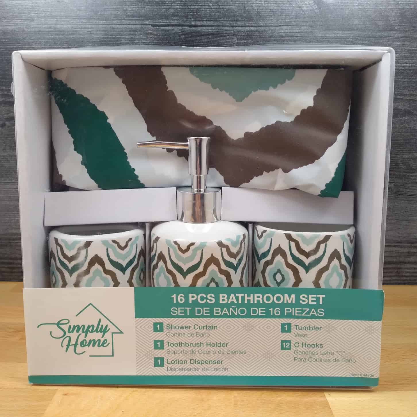 This Bathroom Set Multi Color Design Toothbrush Holder Soap Dispenser Shower Curtain is made with love by Premier Homegoods! Shop more unique gift ideas today with Spots Initiatives, the best way to support creators.