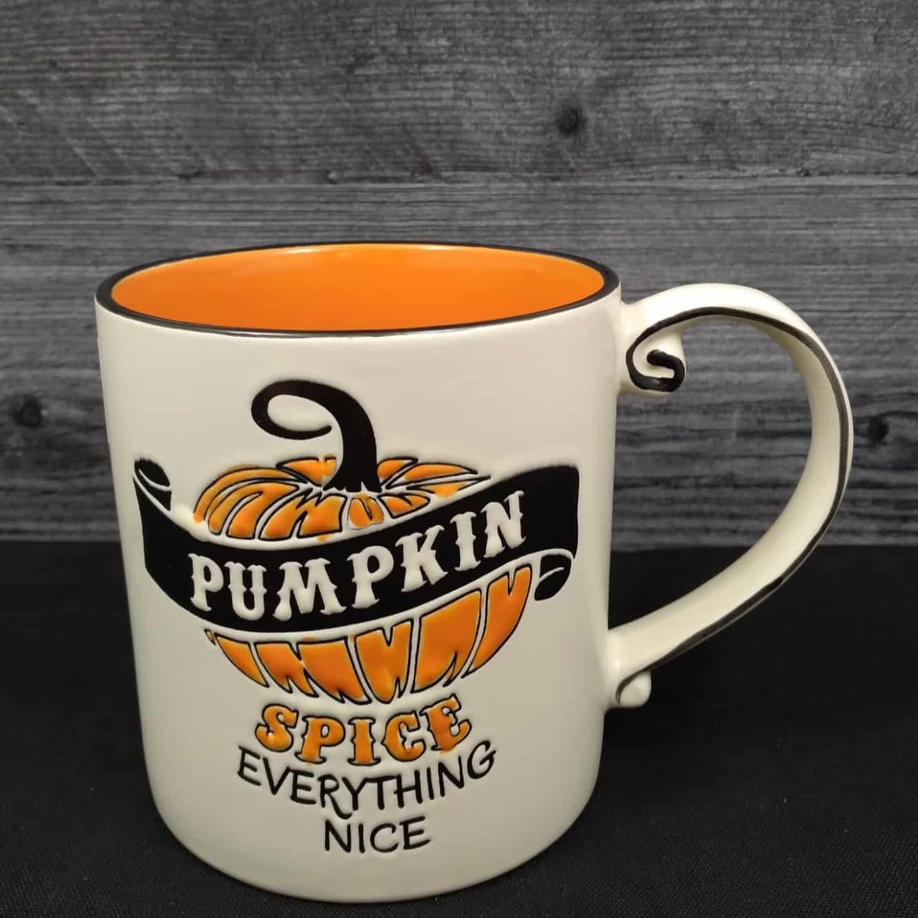 This Halloween Pumpkin Spice Coffee Mug Beverage Tea Cup 21oz 621ml by Blue Sky is made with love by Premier Homegoods! Shop more unique gift ideas today with Spots Initiatives, the best way to support creators.