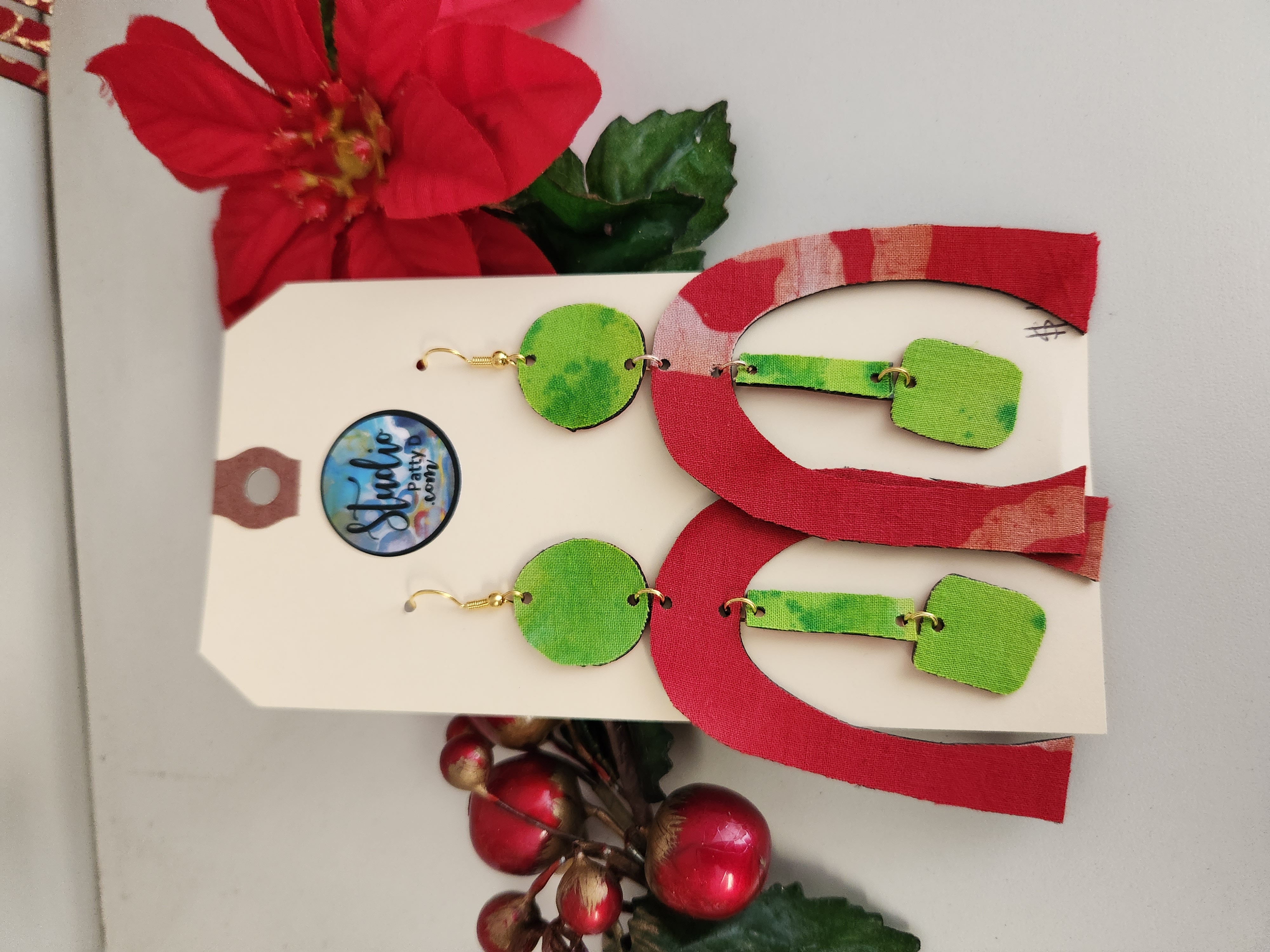 This Holiday Earrings 16 is made with love by Studio Patty D at Image Awards! Shop more unique gift ideas today with Spots Initiatives, the best way to support creators.