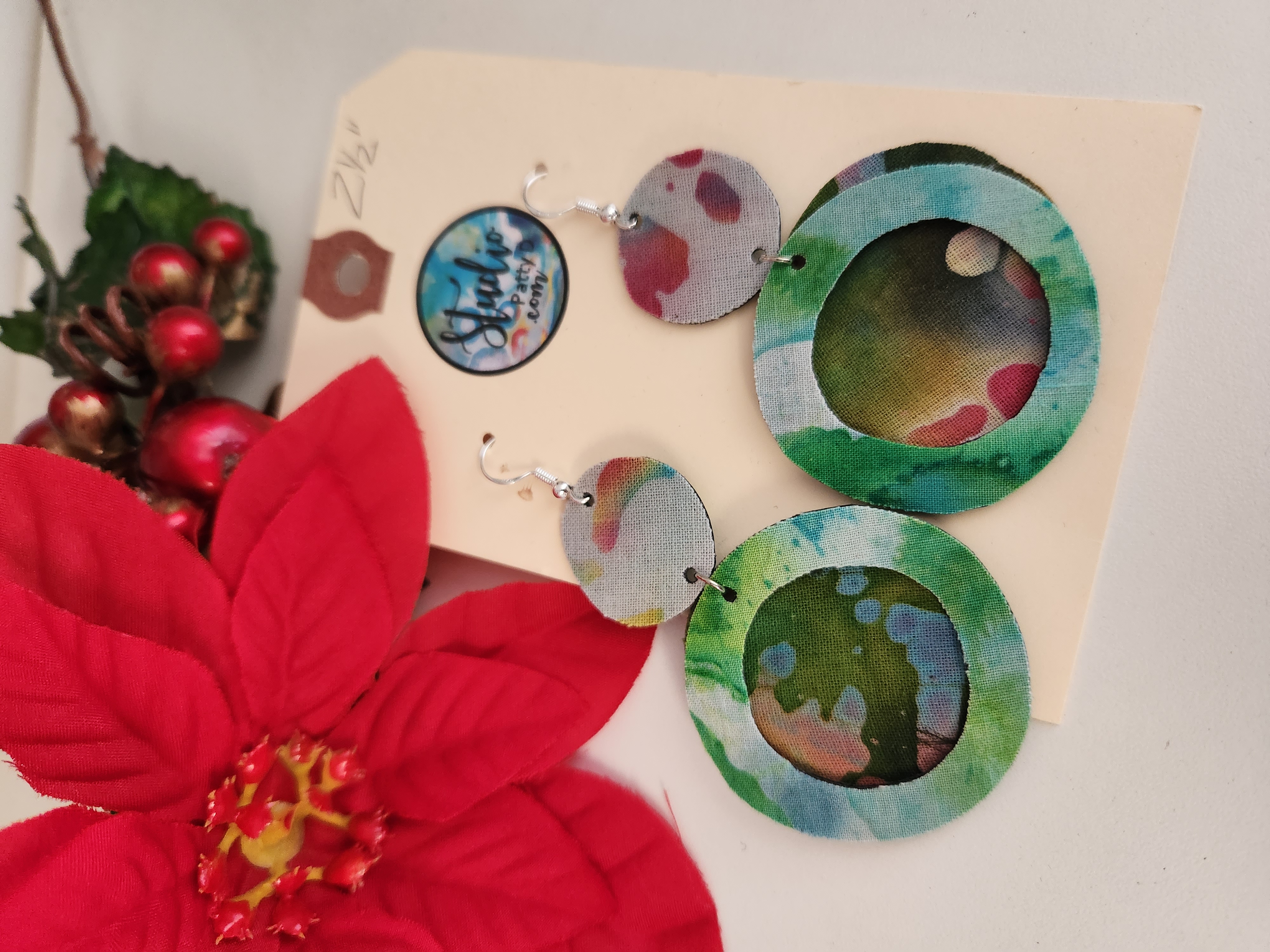This Holiday Earrings 2.4 is made with love by Studio Patty D at Image Awards! Shop more unique gift ideas today with Spots Initiatives, the best way to support creators.