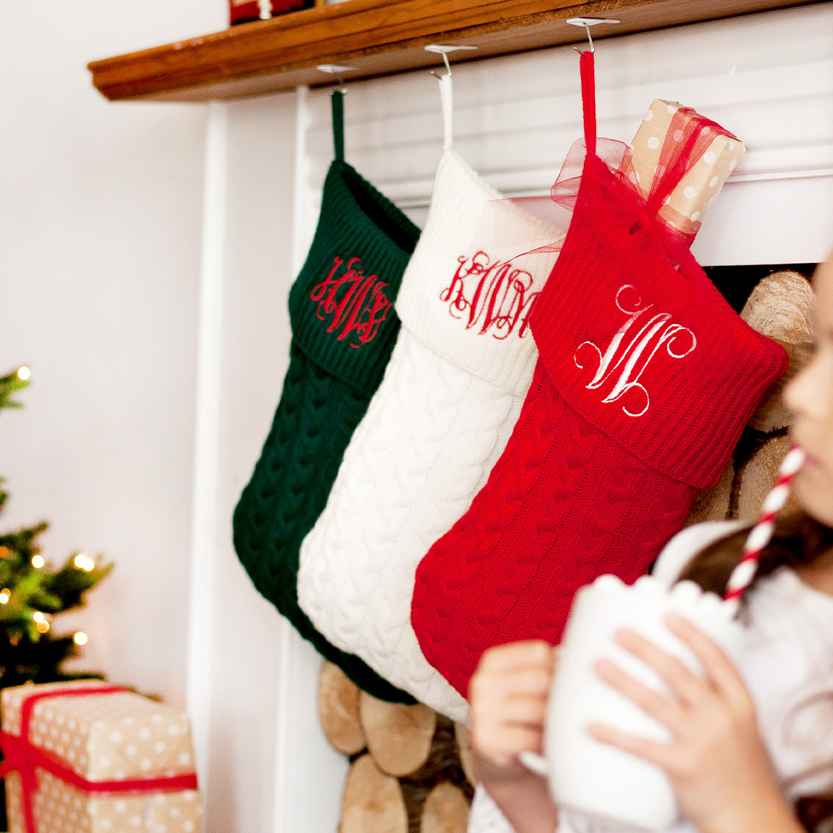 This Knit Christmas Stockings is made with love by Sewing From The Hart! Shop more unique gift ideas today with Spots Initiatives, the best way to support creators.