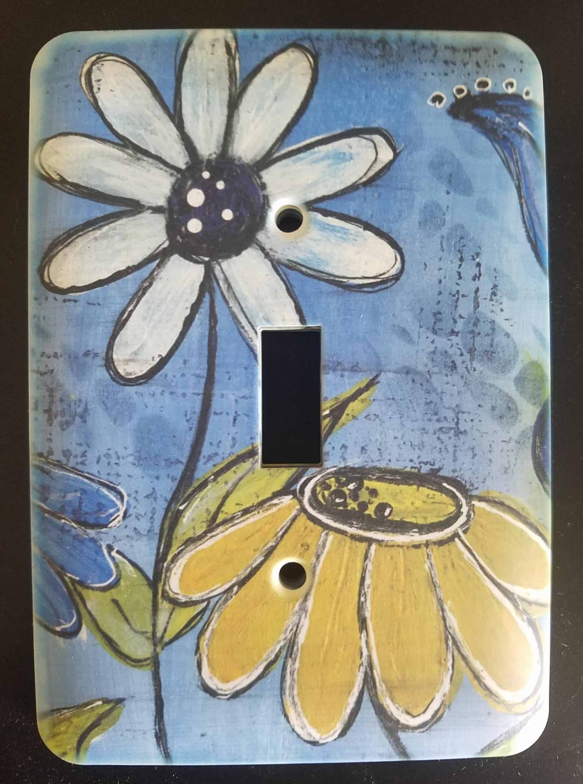 This Happy Flower 1 Single Switch Cover is made with love by Studio Patty D! Shop more unique gift ideas today with Spots Initiatives, the best way to support creators.