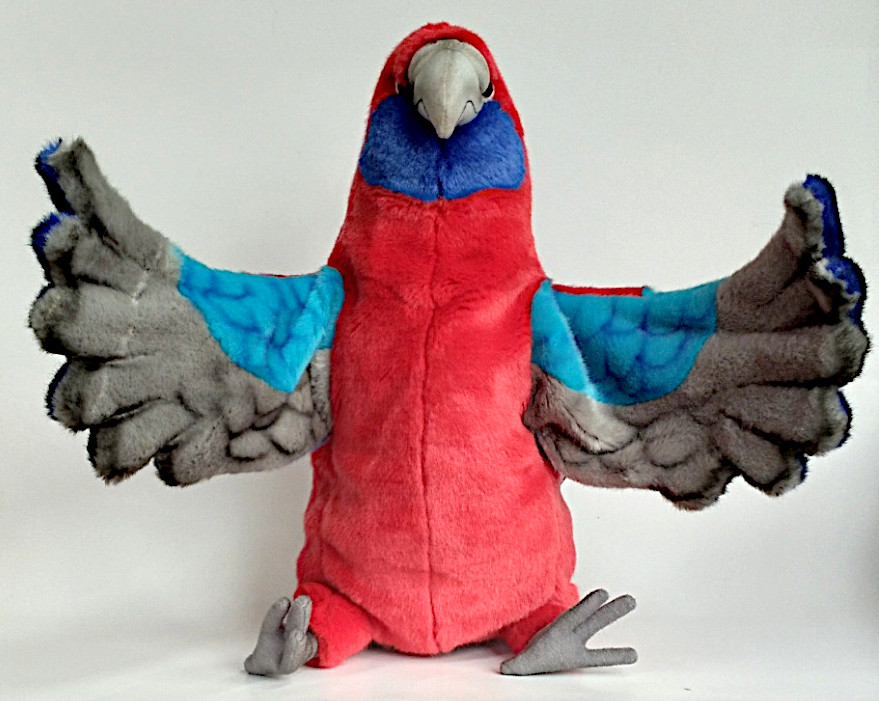 This Parrot Red Hand Puppet by Hansa True to Life Look Soft Plush Animal Learning Toy is made with love by Premier Homegoods! Shop more unique gift ideas today with Spots Initiatives, the best way to support creators.