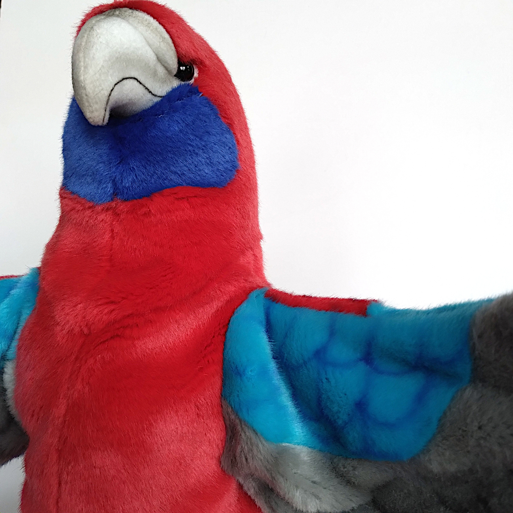 This Parrot Red Hand Puppet by Hansa True to Life Look Soft Plush Animal Learning Toy is made with love by Premier Homegoods! Shop more unique gift ideas today with Spots Initiatives, the best way to support creators.