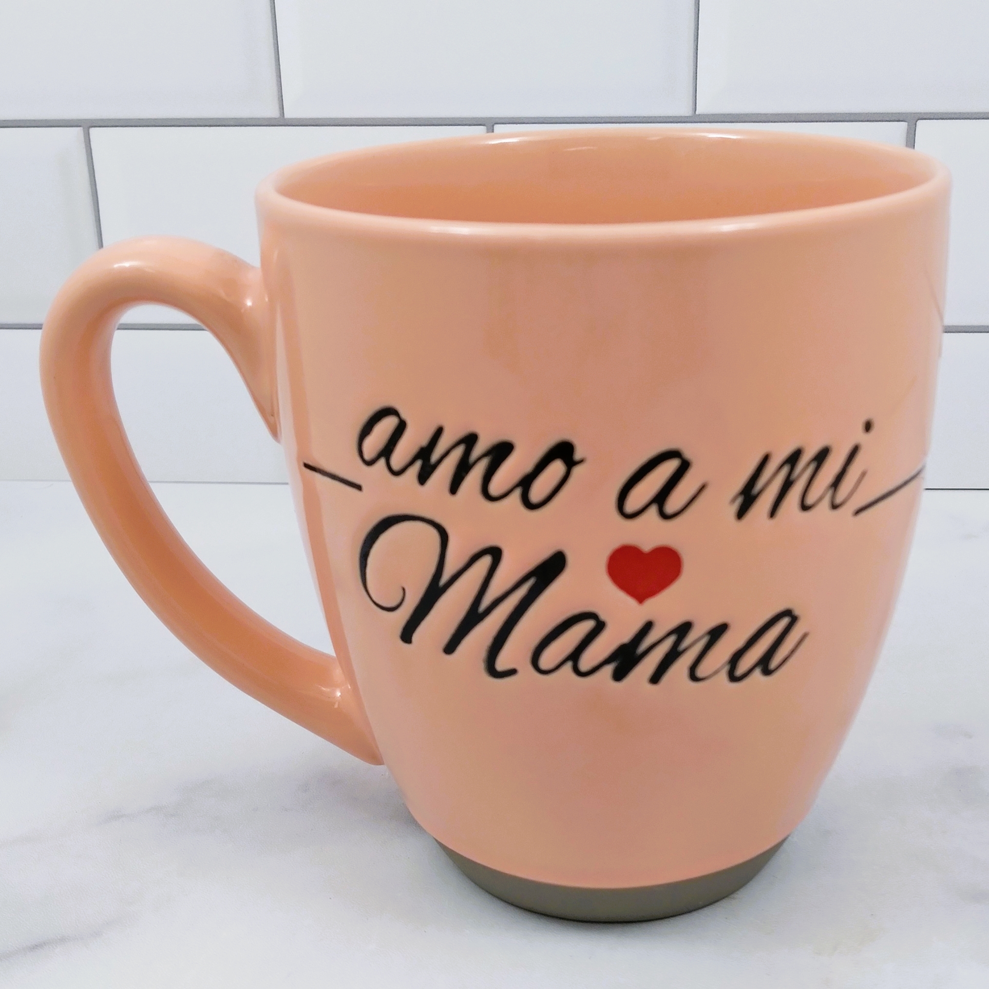 This I Heart Mom Spanish Coffee Mug Ceramic Beverage Tea Cup 17oz 500ml by Blue Sky is made with love by Premier Homegoods! Shop more unique gift ideas today with Spots Initiatives, the best way to support creators.
