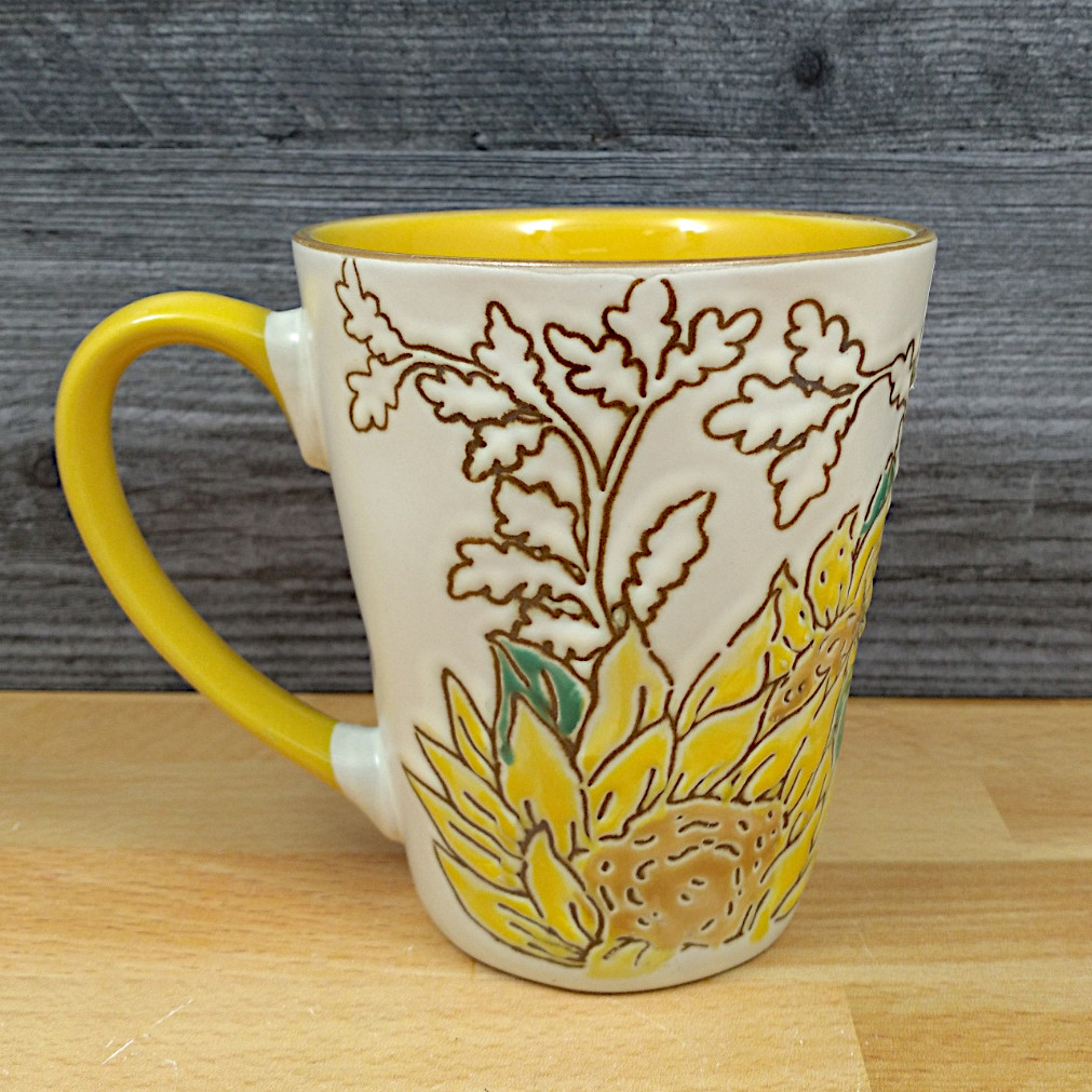 This Gilded Sunflower Coffee Mug 17oz (455ml) Embossed Beverage Cup Blue Sky is made with love by Premier Homegoods! Shop more unique gift ideas today with Spots Initiatives, the best way to support creators.