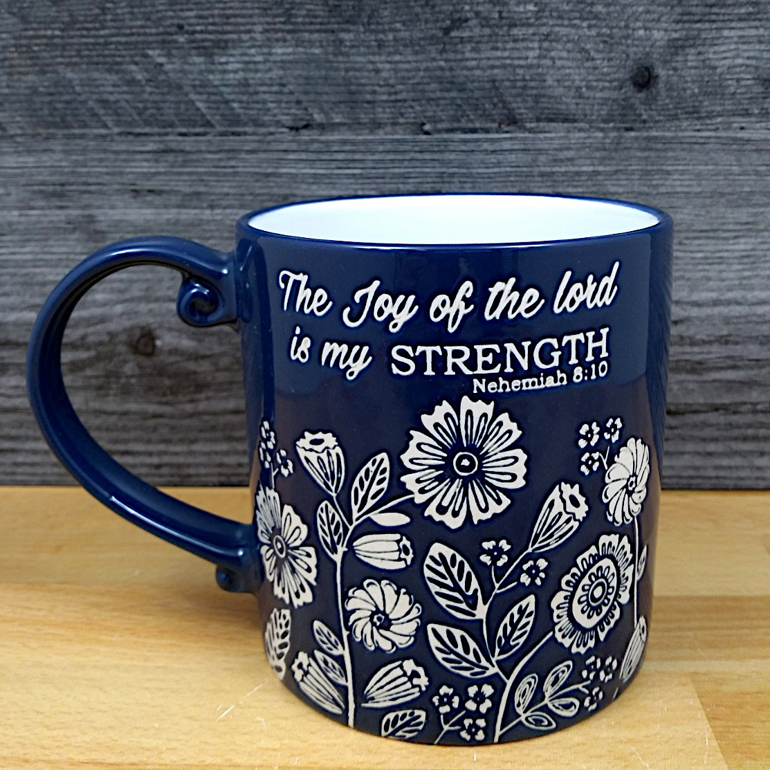 This Religious Inspirational Coffee Mug Faith Embossed Beverage Cup 21oz 621ml is made with love by Premier Homegoods! Shop more unique gift ideas today with Spots Initiatives, the best way to support creators.