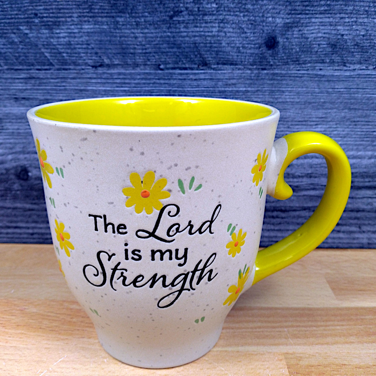 This Religious Saying Daisy Coffee Mug 17oz (455ml) Embossed Beverage Cup Blue Sky is made with love by Premier Homegoods! Shop more unique gift ideas today with Spots Initiatives, the best way to support creators.