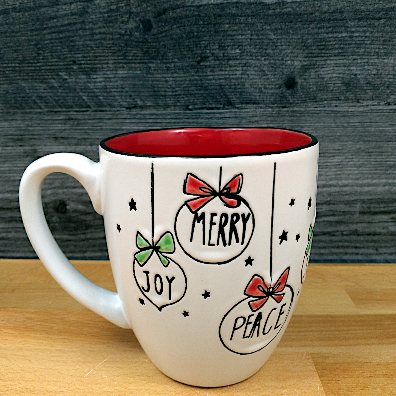 This Christmas Ornaments Coffee Mug 16oz (473ml) Embossed Holiday Tea Cup Blue Sky is made with love by Premier Homegoods! Shop more unique gift ideas today with Spots Initiatives, the best way to support creators.