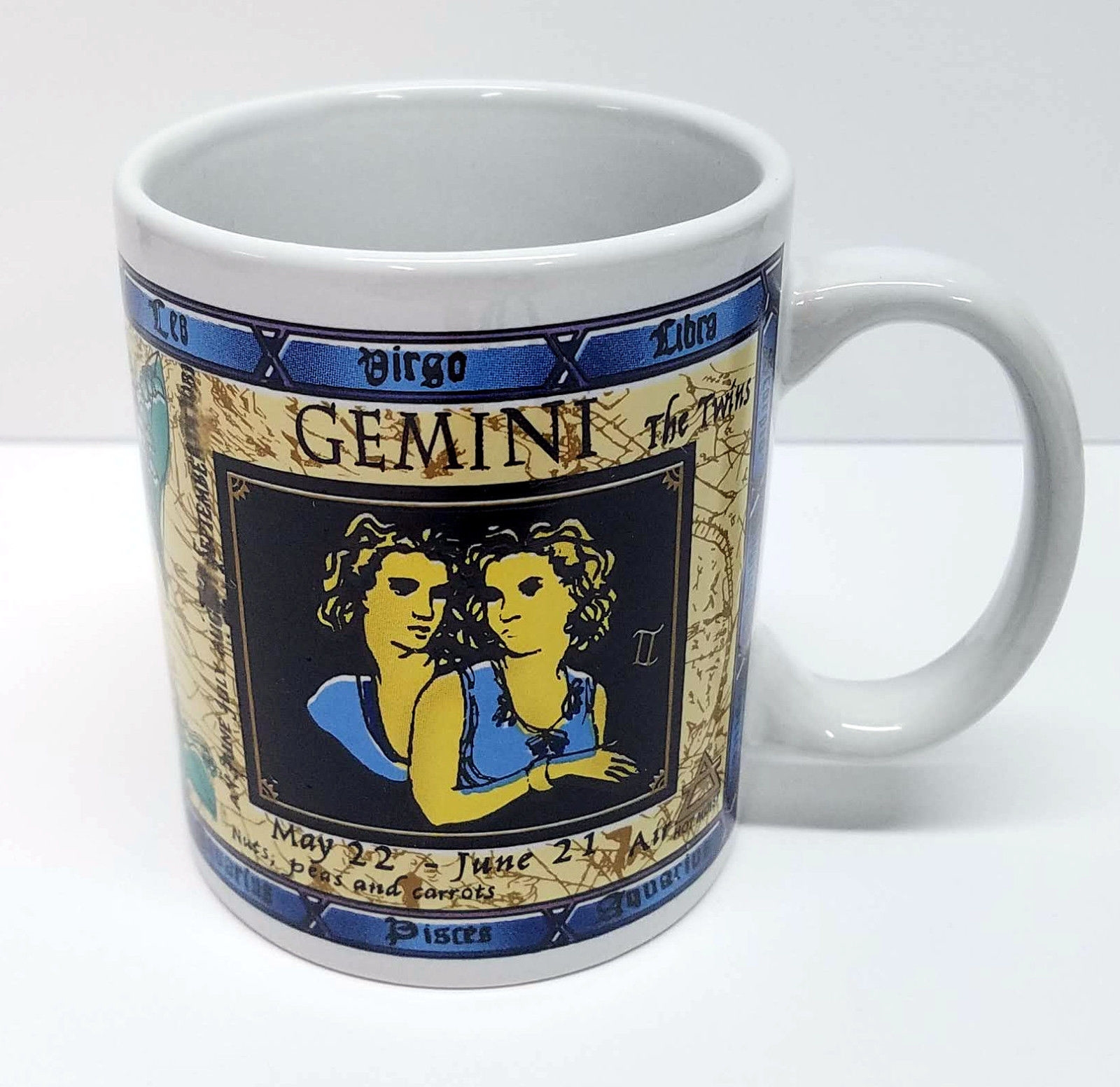 This Gemini Zodiac Chinese Astrology Coffee or Tea Mug Cup Décor 12 oz 341ml 2 Sided is made with love by Premier Homegoods! Shop more unique gift ideas today with Spots Initiatives, the best way to support creators.