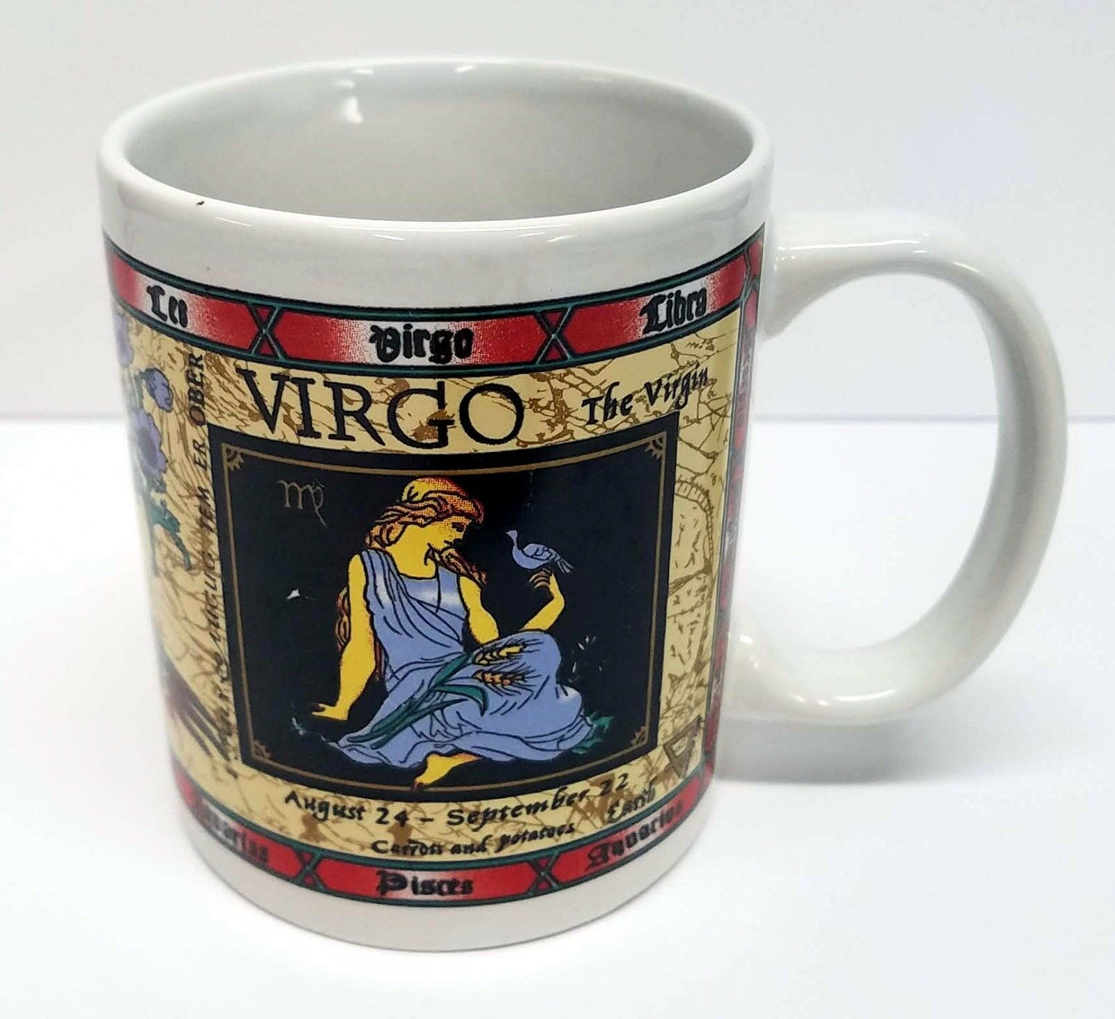 This Virgo Zodiac Chinese Astrology Coffee or Tea Mug Cup Décor 12 oz 341ml 2 Sided is made with love by Premier Homegoods! Shop more unique gift ideas today with Spots Initiatives, the best way to support creators.