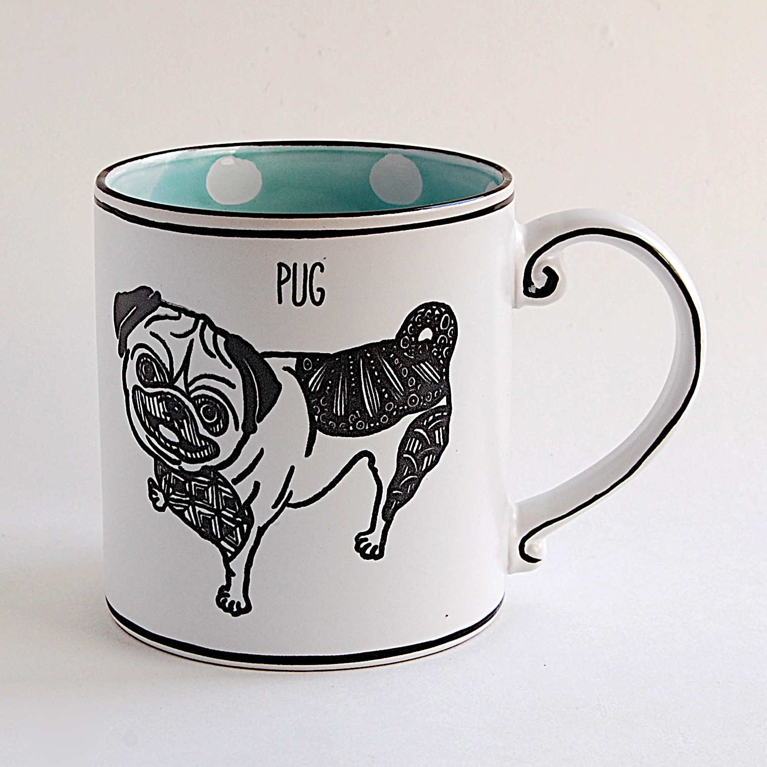 This Pug Dog Ceramic Coffee Mug Beverage Cup 21oz by Blue Sky Kitchen Home Décor is made with love by Premier Homegoods! Shop more unique gift ideas today with Spots Initiatives, the best way to support creators.