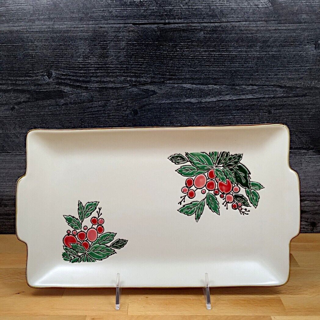 This Holiday Christmas Berry Tray Serving Plate 12" Platter Blue Sky is made with love by Premier Homegoods! Shop more unique gift ideas today with Spots Initiatives, the best way to support creators.