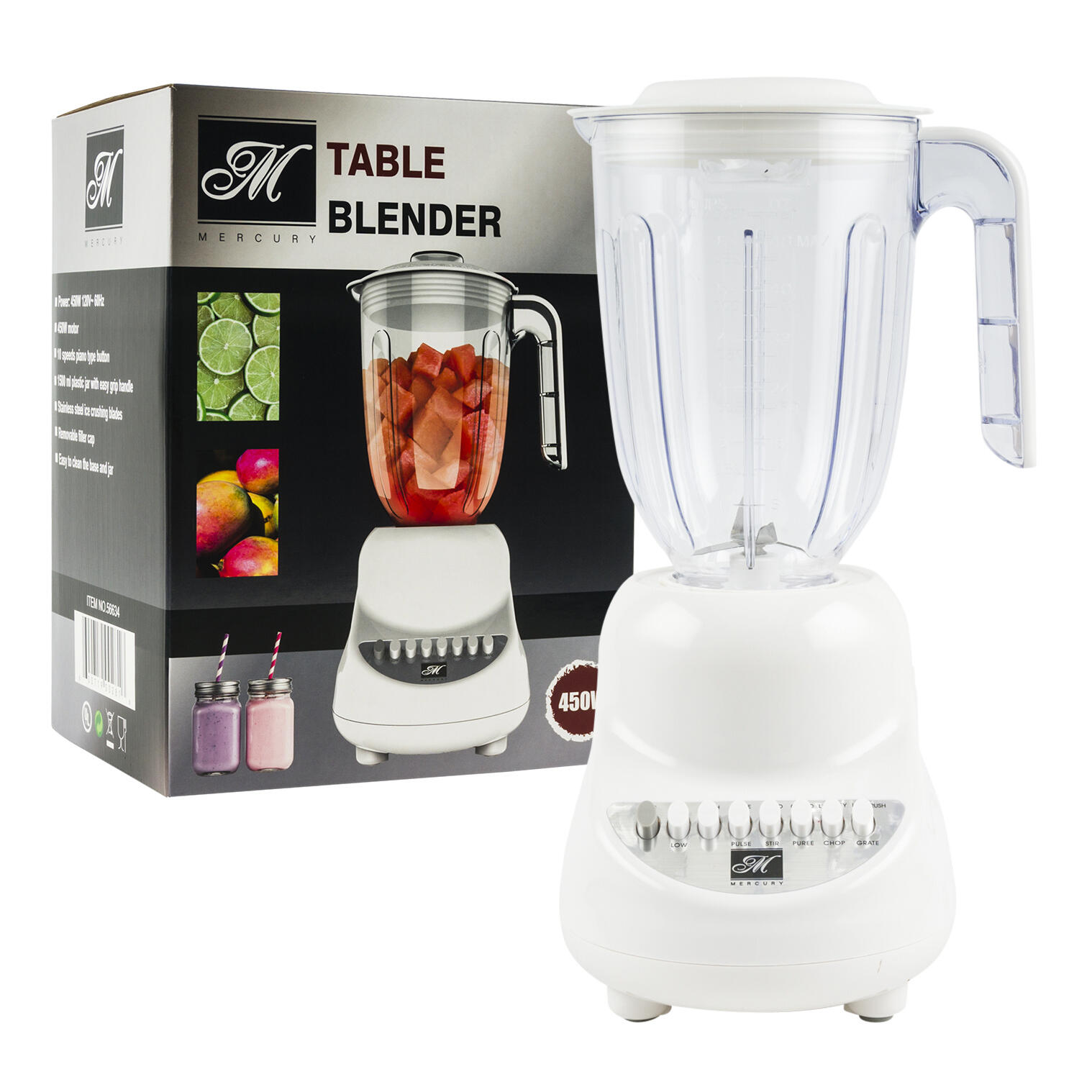 This Tabletop Blender 10 Speed with 1500lm Plastic Jar Stainless Steel Blades is made with love by Premier Homegoods! Shop more unique gift ideas today with Spots Initiatives, the best way to support creators.