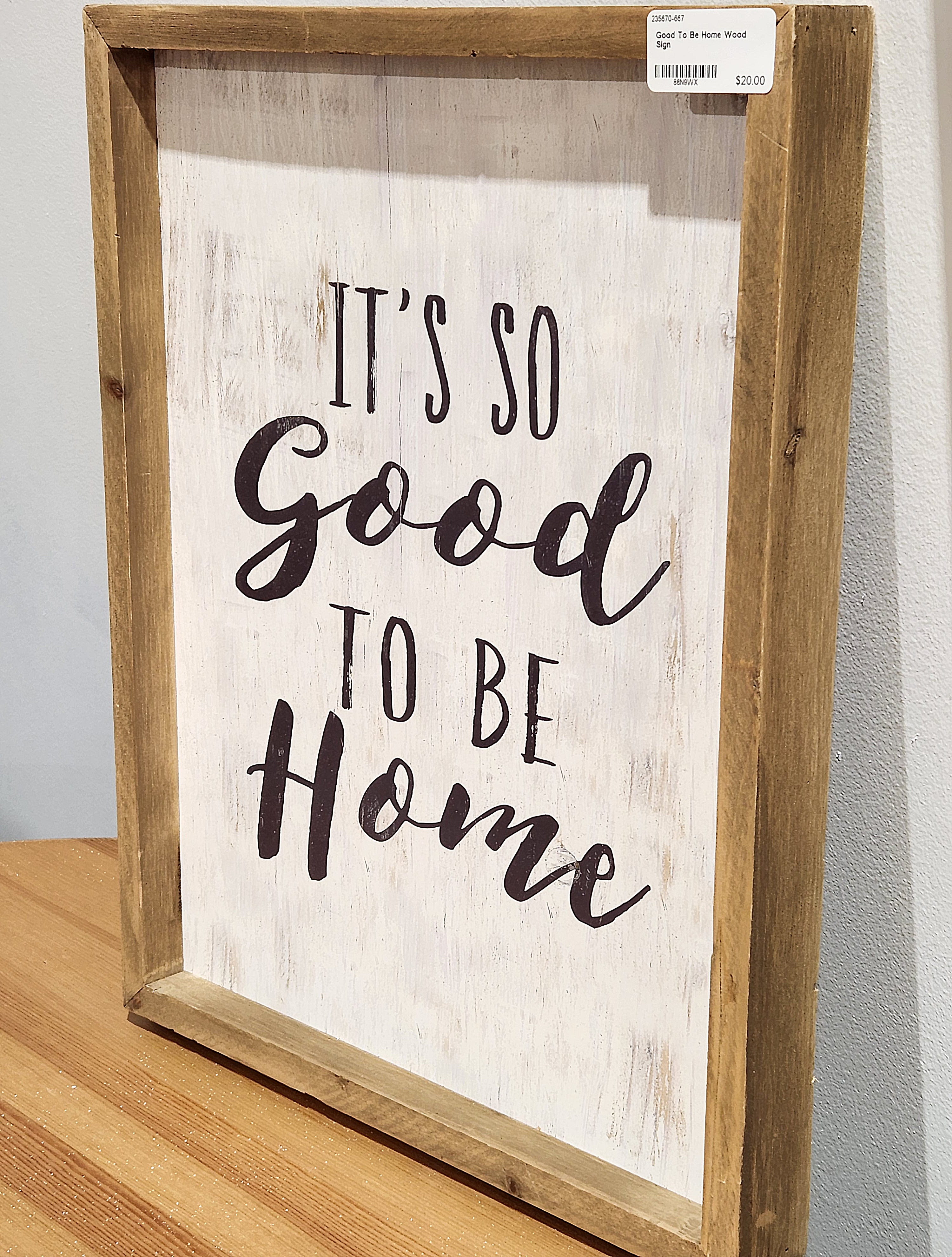 This So Good To Be Home Wood Sign is made with love by Perfectly Imperfect Home Boutique! Shop more unique gift ideas today with Spots Initiatives, the best way to support creators.