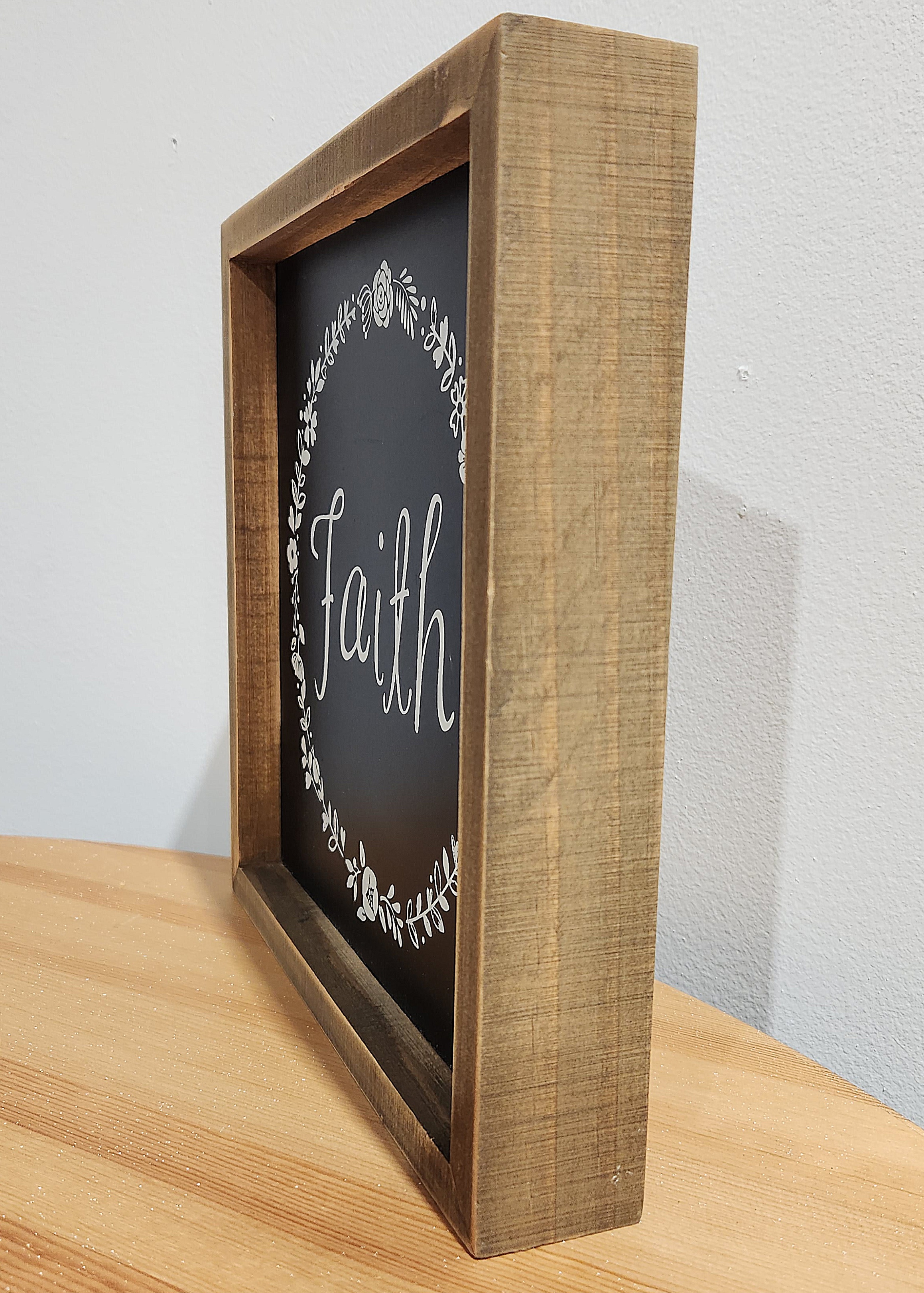 This Faith Wood Sign is made with love by Perfectly Imperfect Home Boutique! Shop more unique gift ideas today with Spots Initiatives, the best way to support creators.