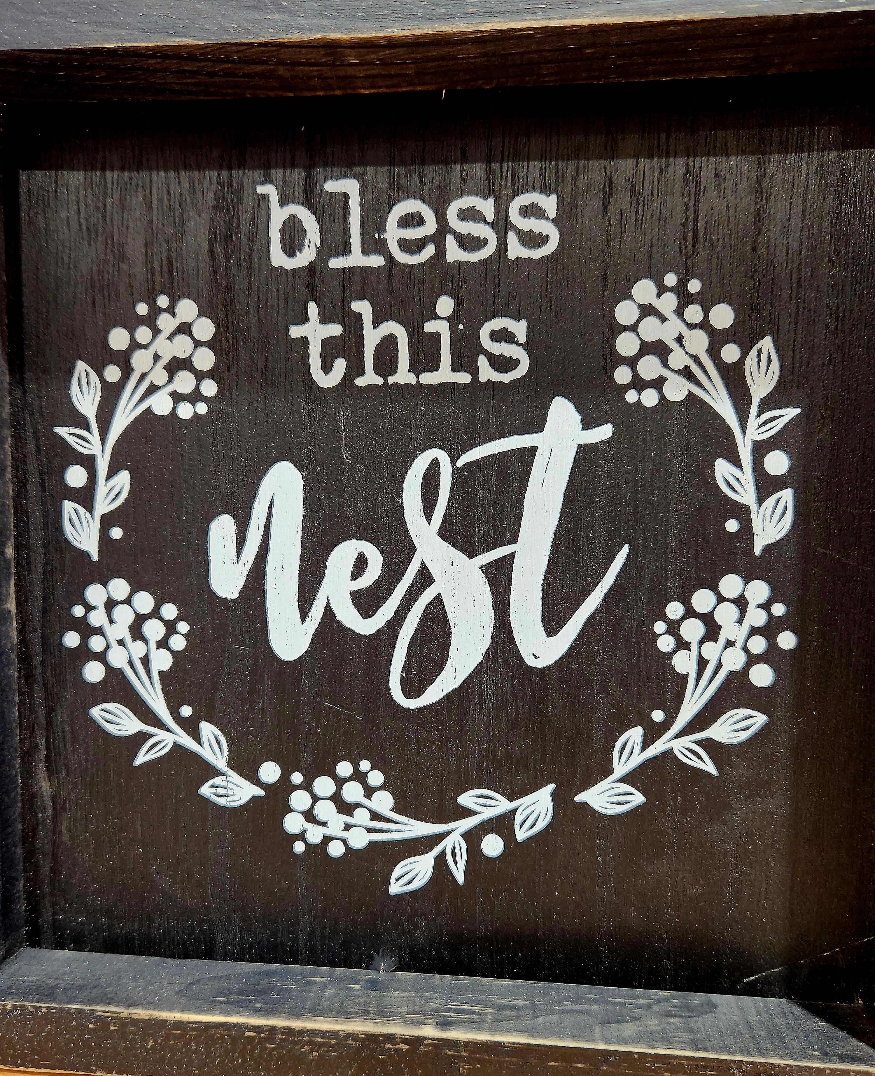 This Bless This Nest Wood Sign is made with love by Perfectly Imperfect Home Boutique! Shop more unique gift ideas today with Spots Initiatives, the best way to support creators.