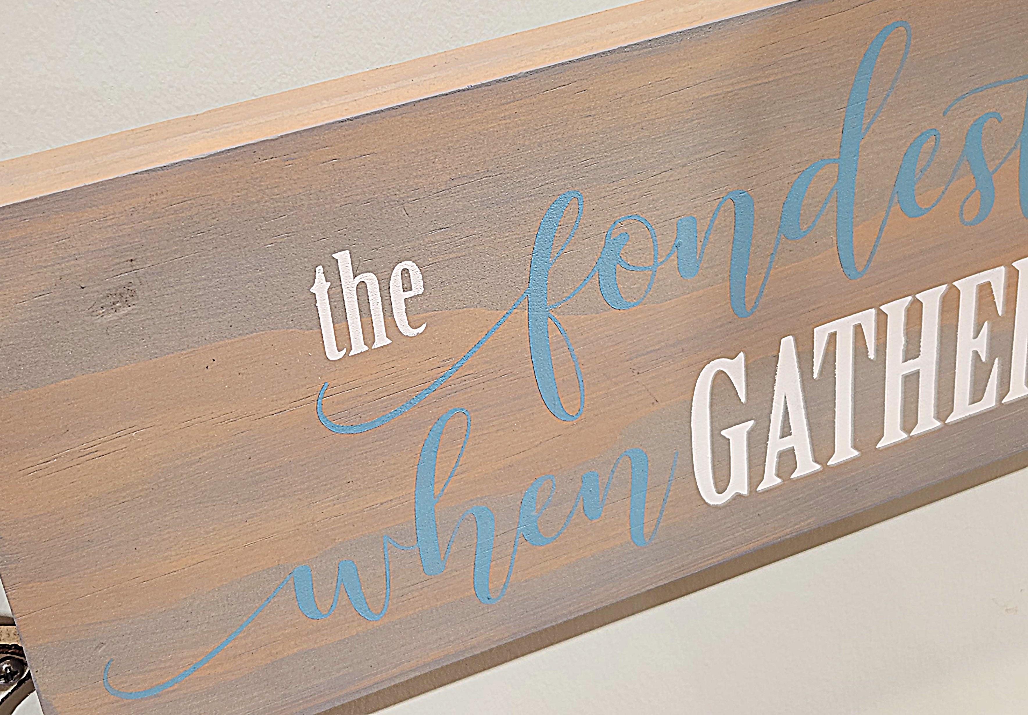 This Gathered Around The Table Wood Sign is made with love by Perfectly Imperfect Home Boutique! Shop more unique gift ideas today with Spots Initiatives, the best way to support creators.