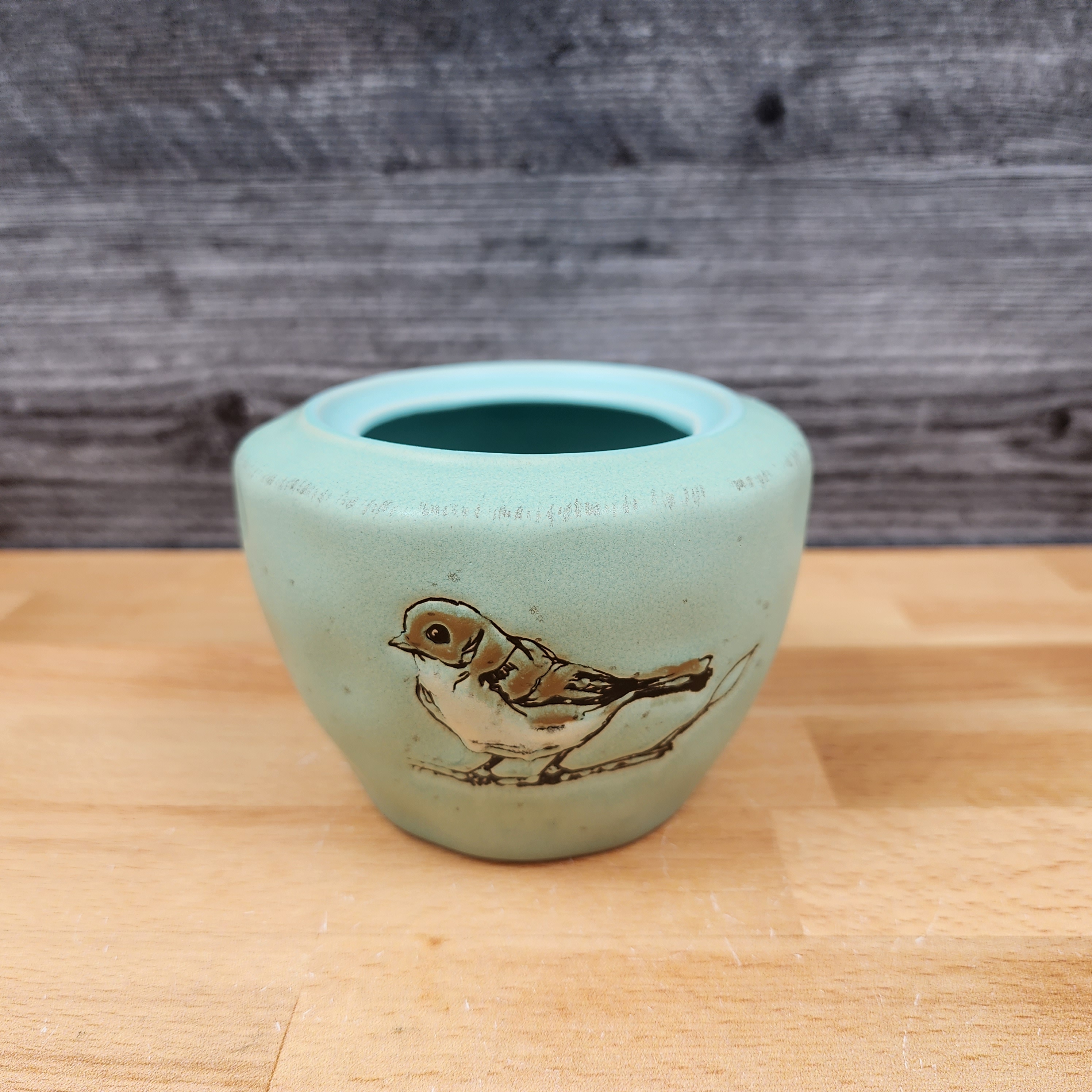This Bird Embossed Sugar Bowl Decorative Aqua Color Blue Sky Clayworks is made with love by Premier Homegoods! Shop more unique gift ideas today with Spots Initiatives, the best way to support creators.