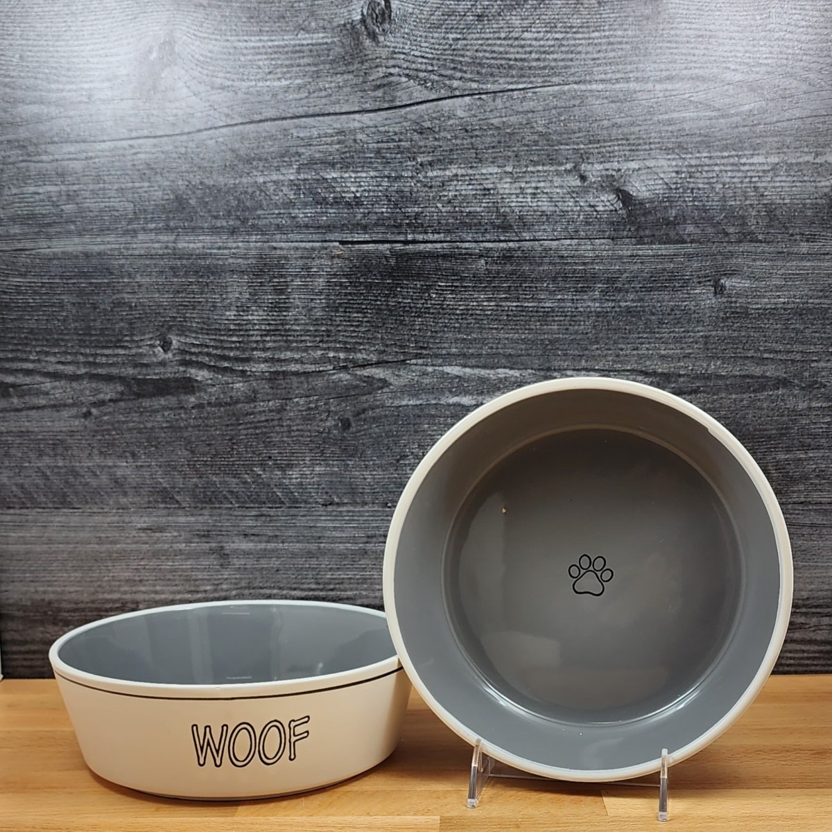 This Dog Water Food Bowl Set Embossed Treat Dish In Grey and White by Blue Sky is made with love by Premier Homegoods! Shop more unique gift ideas today with Spots Initiatives, the best way to support creators.