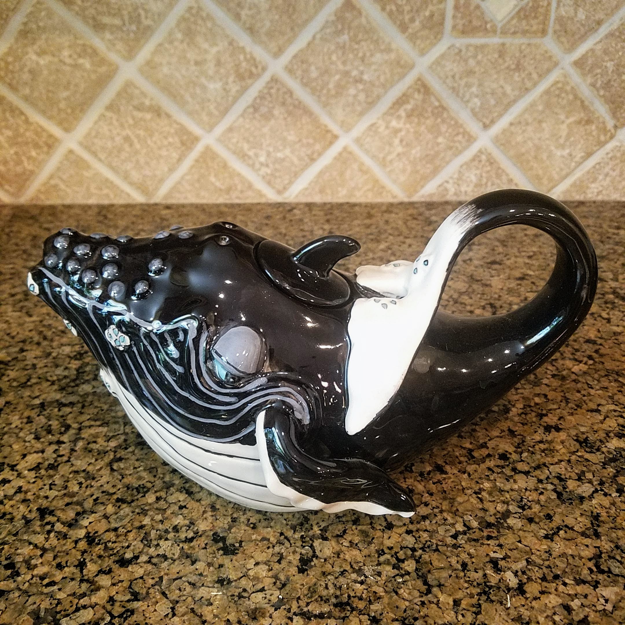 This Whale Ceramic Teapot Sea Nautical Decorative Kitchen Decor Blue Sky by Lynda Corneille is made with love by Premier Homegoods! Shop more unique gift ideas today with Spots Initiatives, the best way to support creators.