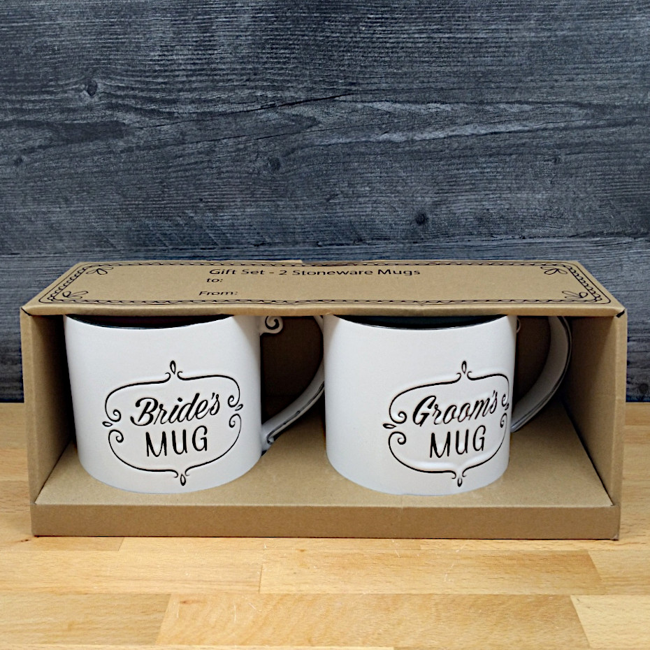 This Bride and Groom Coffee Mug Set 21oz (621ml) Each Embossed Tea Cup Blue Sky is made with love by Premier Homegoods! Shop more unique gift ideas today with Spots Initiatives, the best way to support creators.