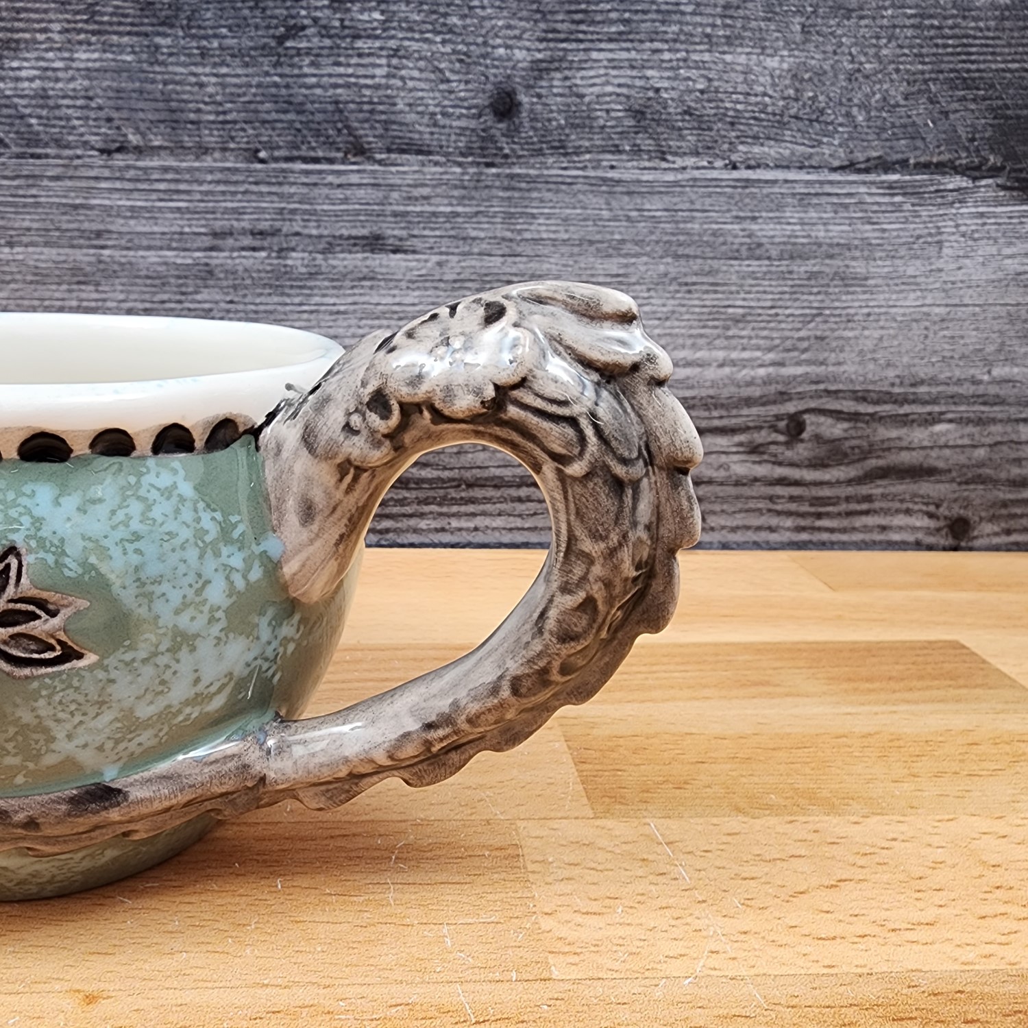 This Green Dragon Decorative Coffee Mug by Blue Sky Heather Goldminic Tea Cup is made with love by Premier Homegoods! Shop more unique gift ideas today with Spots Initiatives, the best way to support creators.