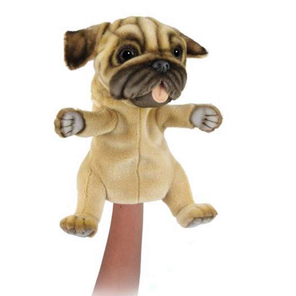 This Pug Dog Puppet True to Life Look Soft Plush Animal Learning Toy is made with love by Premier Homegoods! Shop more unique gift ideas today with Spots Initiatives, the best way to support creators.